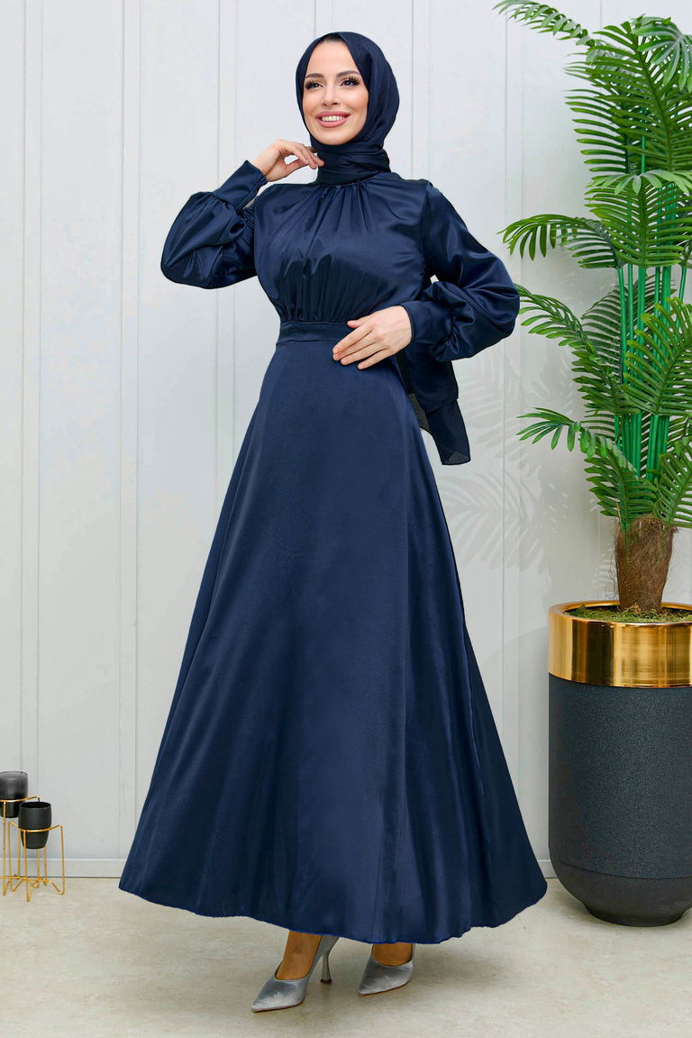 Abiye Lacivert - 11635 - TOFİSA