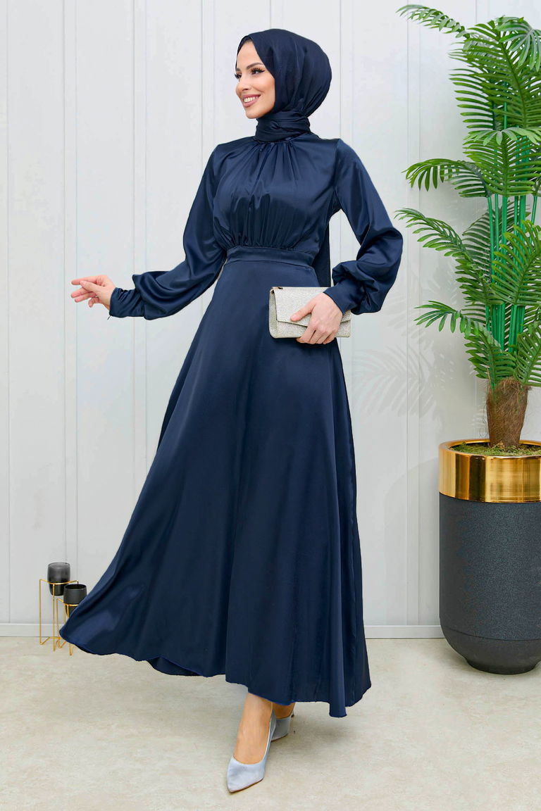 Abiye Lacivert - 11635 - TOFİSA