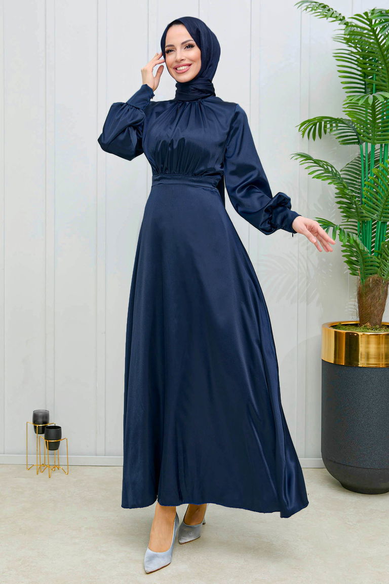 Abiye Lacivert - 11635 - TOFİSA