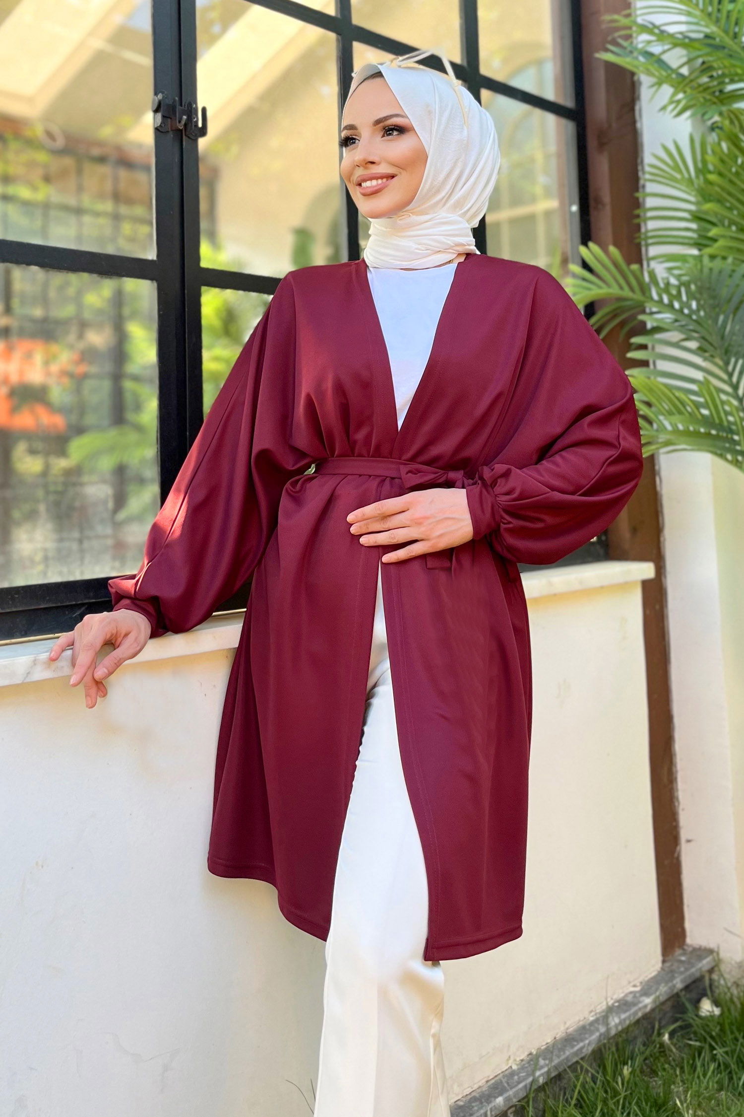 Hırka Bordo - 11662 - 10