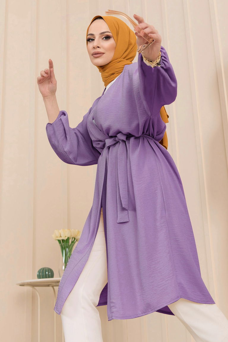 Hırka Lila - 11662 - TOFİSA