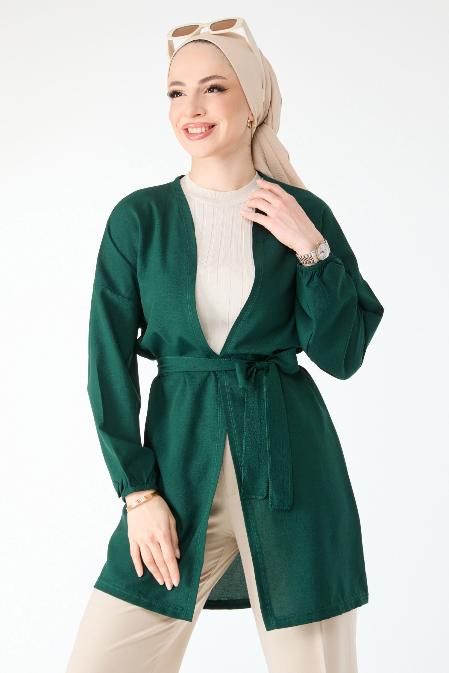 Hırka Yeşil - 11662 - 4