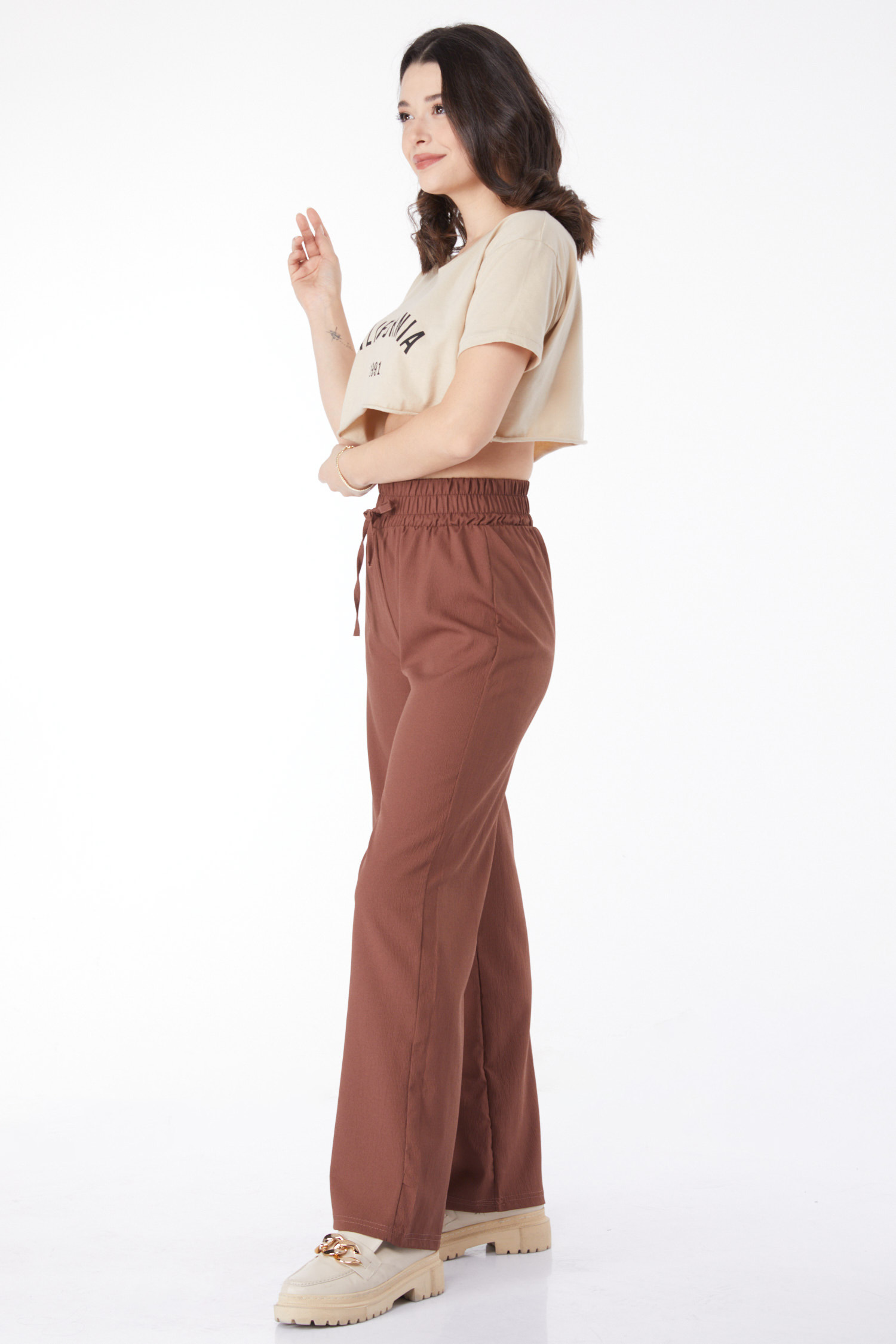 Pantolon Kahve - 13002 - 4