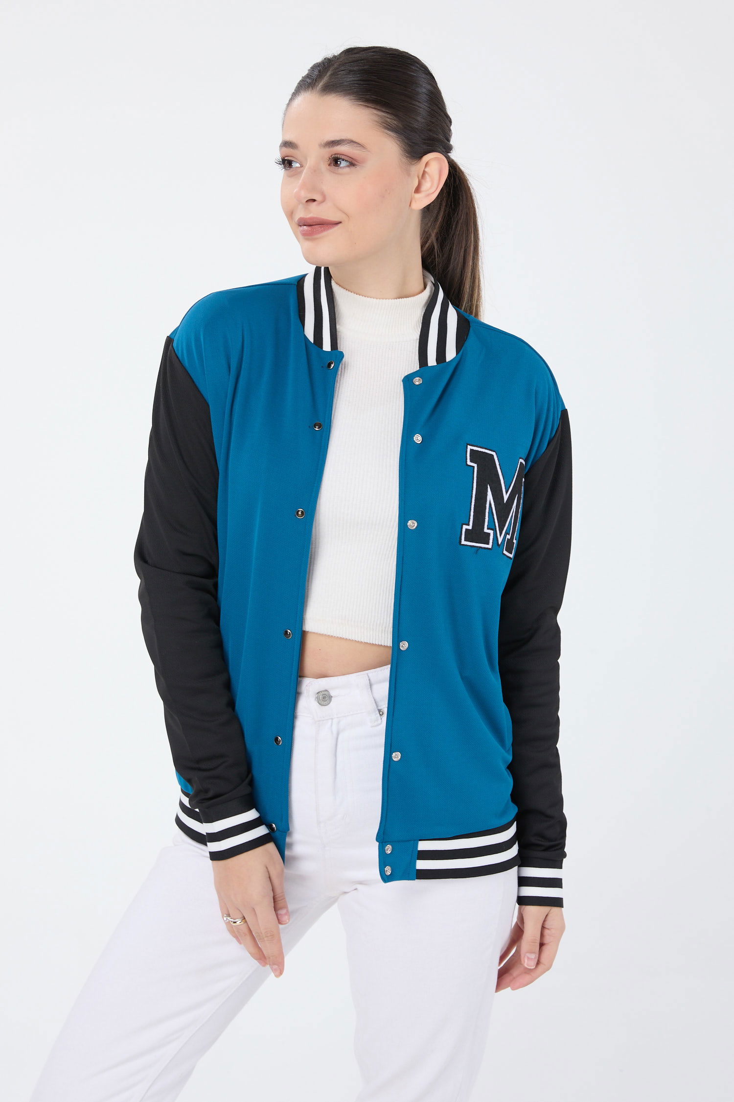 13003-PETROL Kolej Ceket - 2