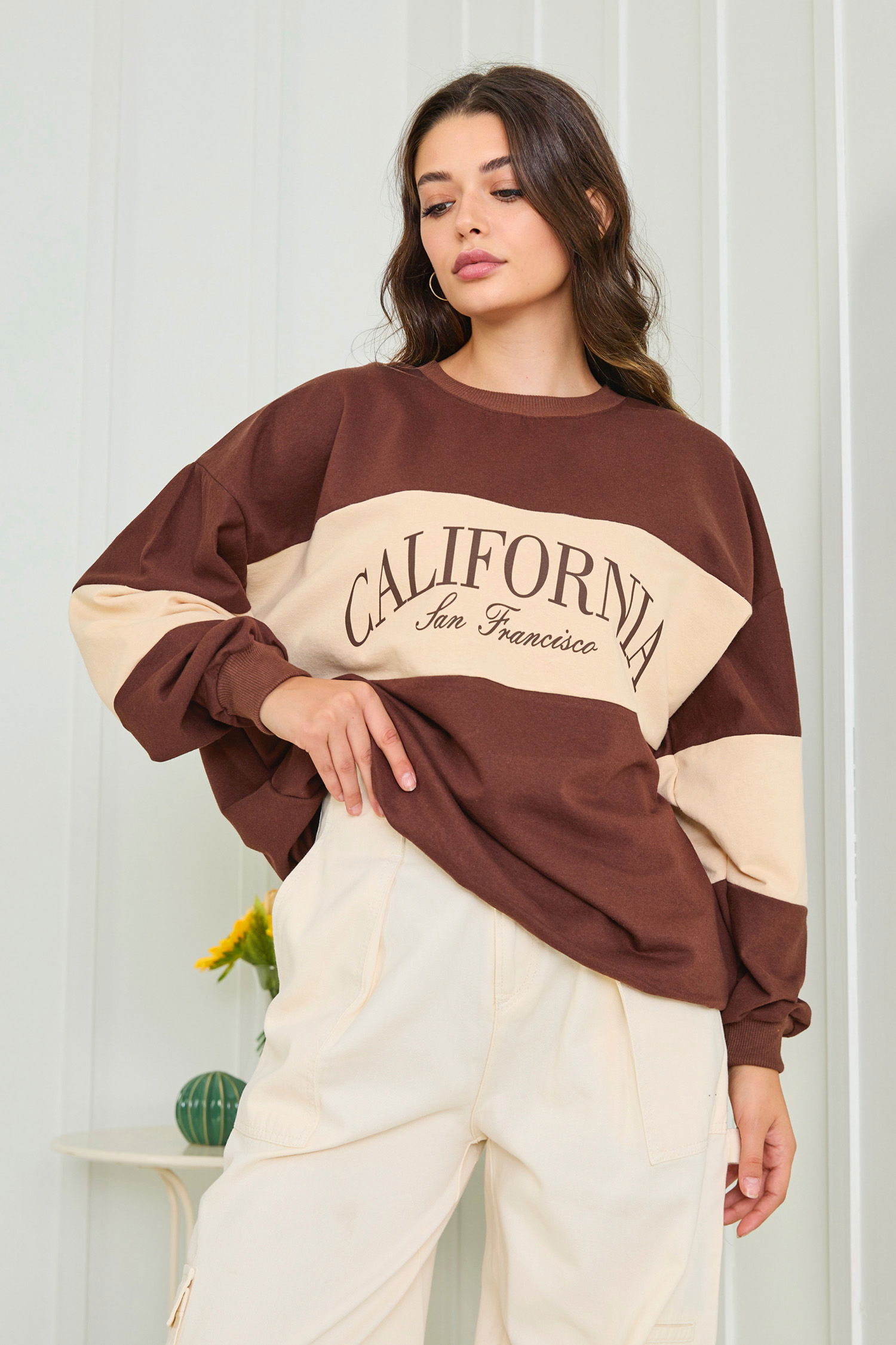 Sweat Kahve - 13006 - 2