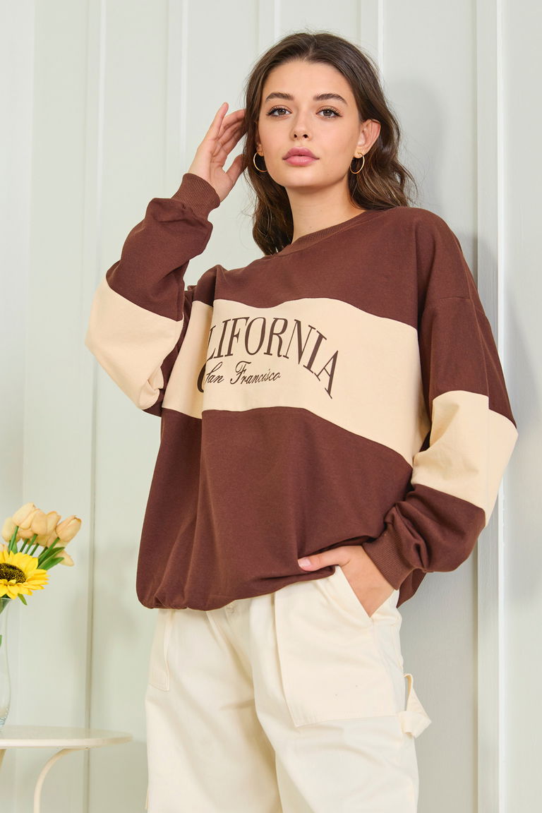 Sweat Kahve - 13006 - TOFİSA