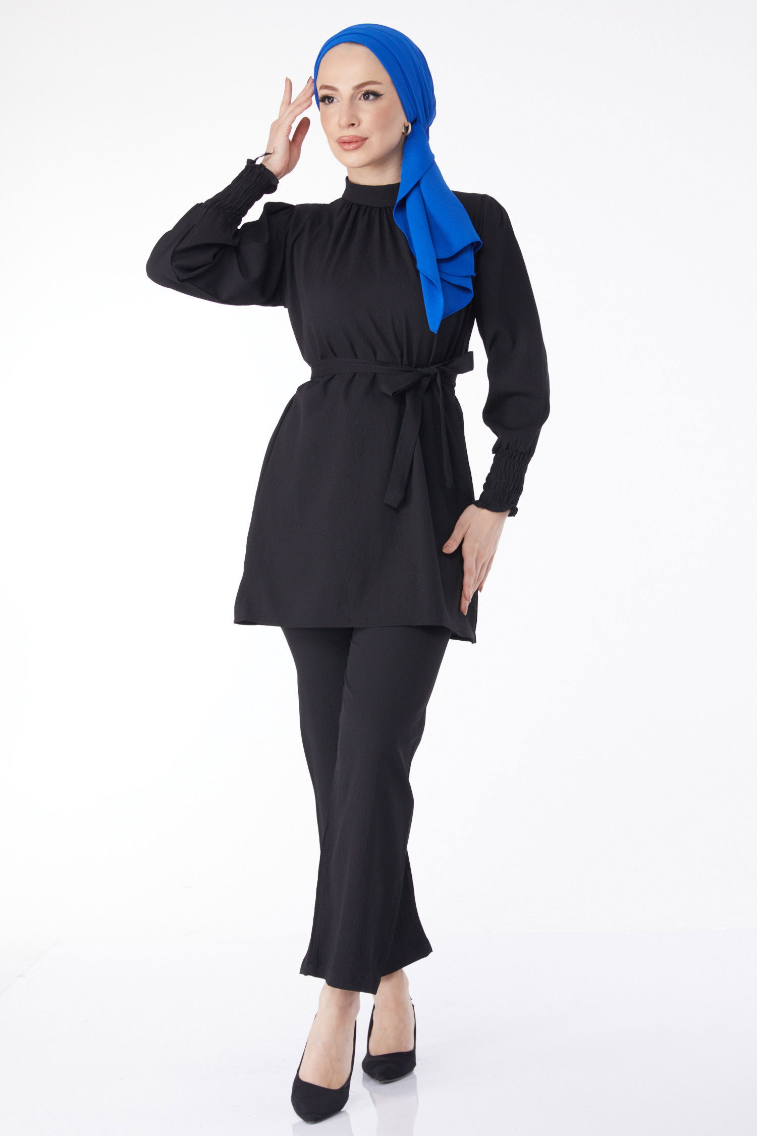13019-SIYAH Tunik+Pantolon - 7