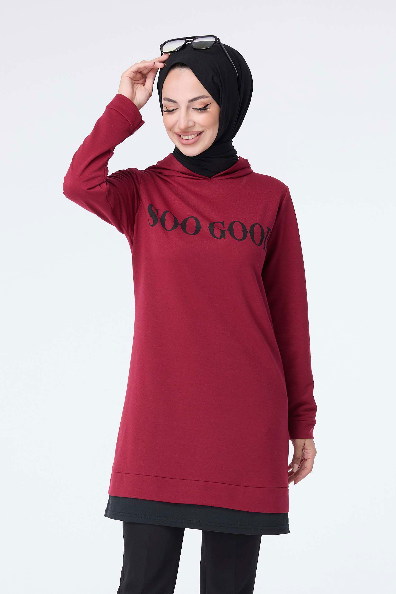 13024-BORDO Sweat - 2