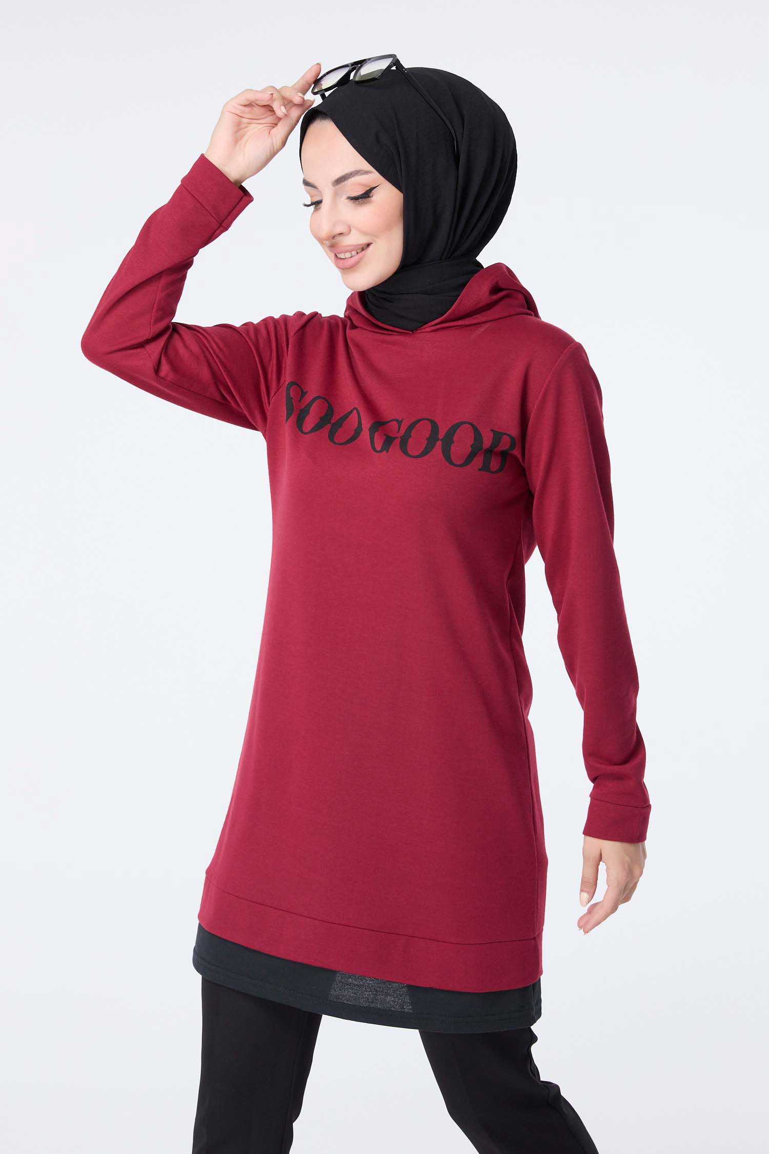 13024-BORDO Sweat - 4