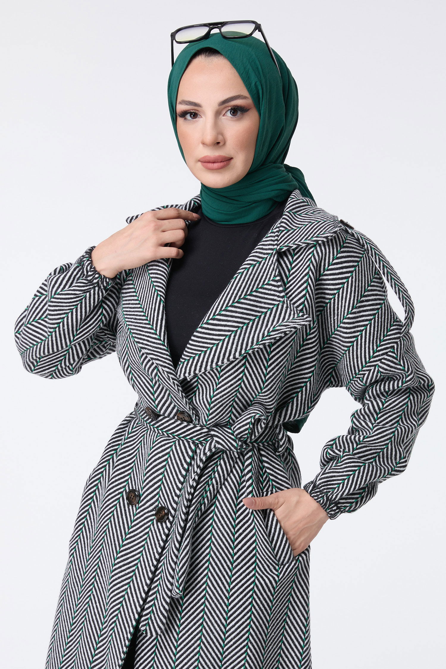 13029-YESIL Trenç - 1