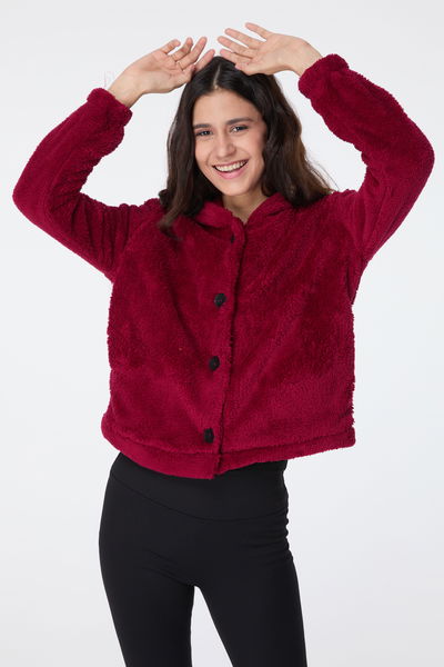 Ceket Bordo - 13047 