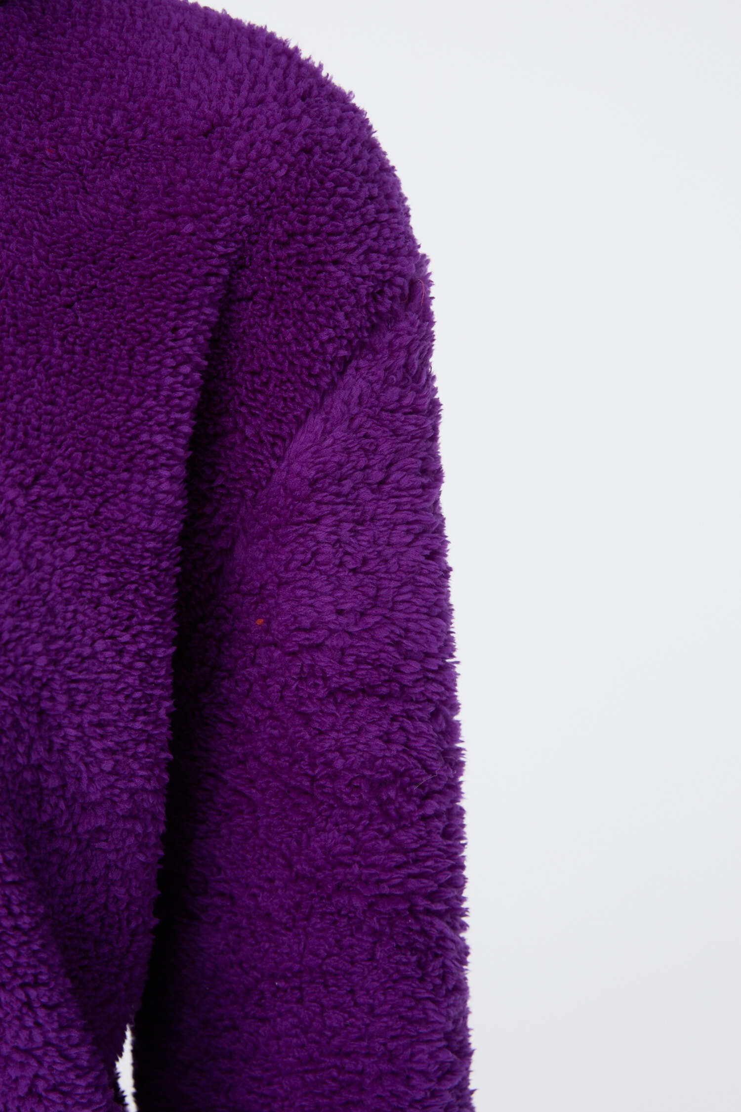Peluş Crop Mor - 13052 - 13