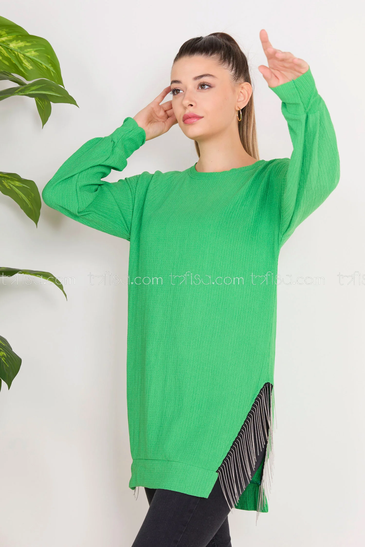 Bluz Yeşil - 13059 - 3
