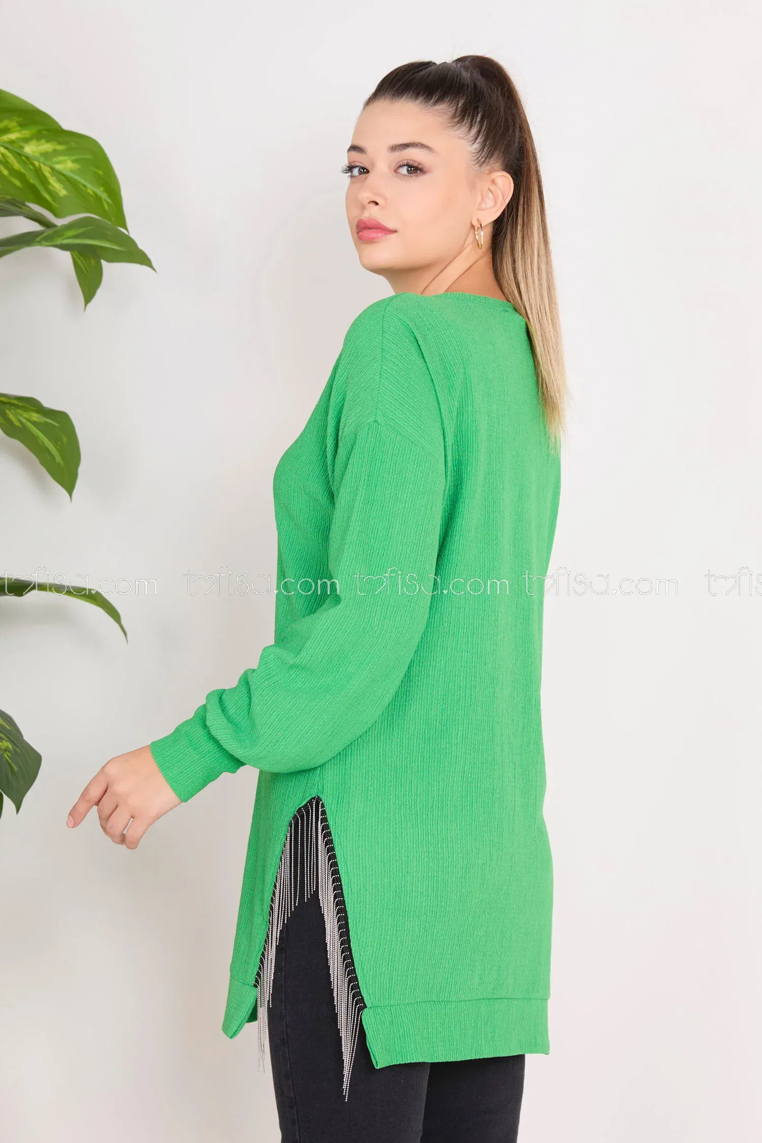 Bluz Yeşil - 13059 - 4
