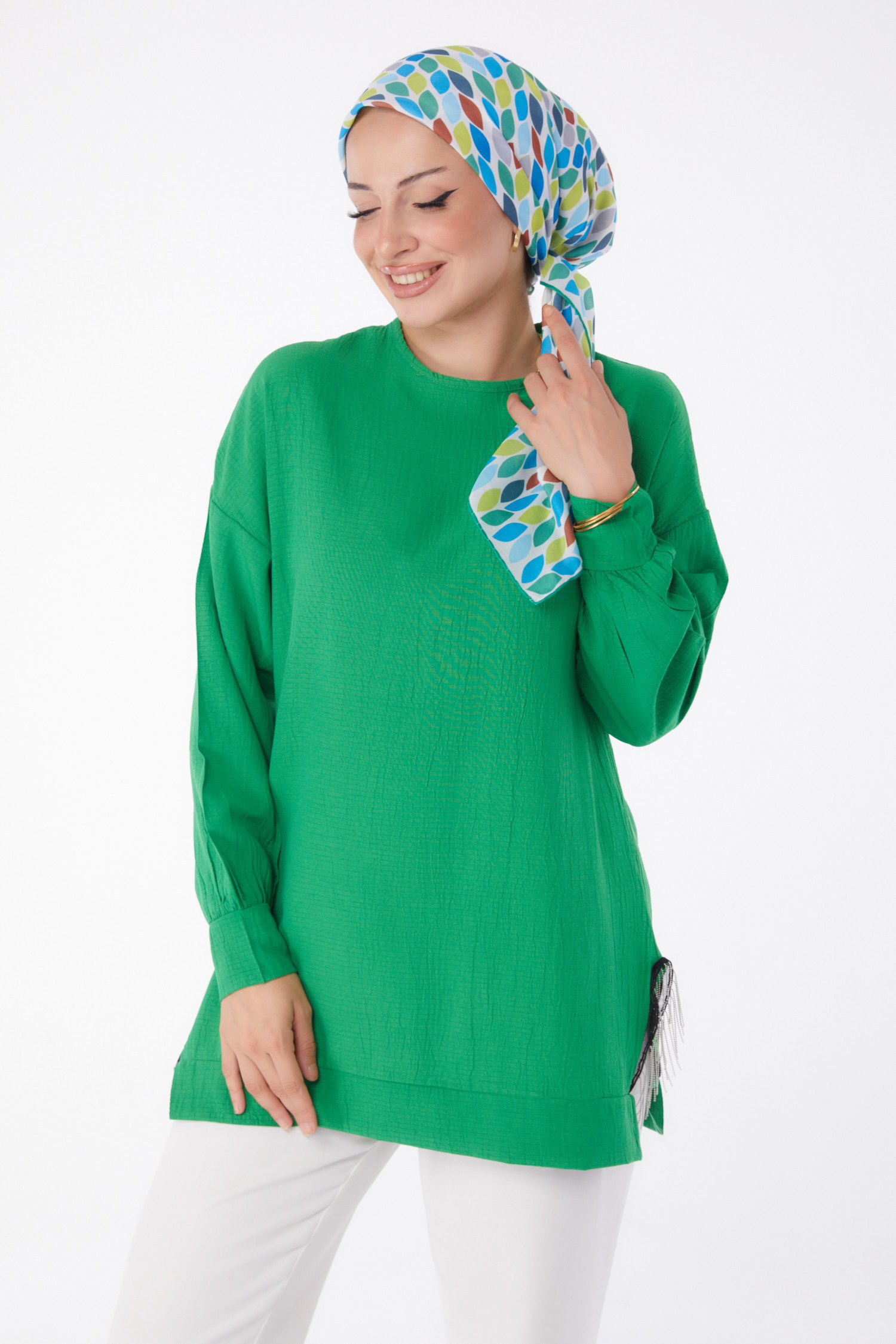 Bluz Yeşil - 13059 - 8