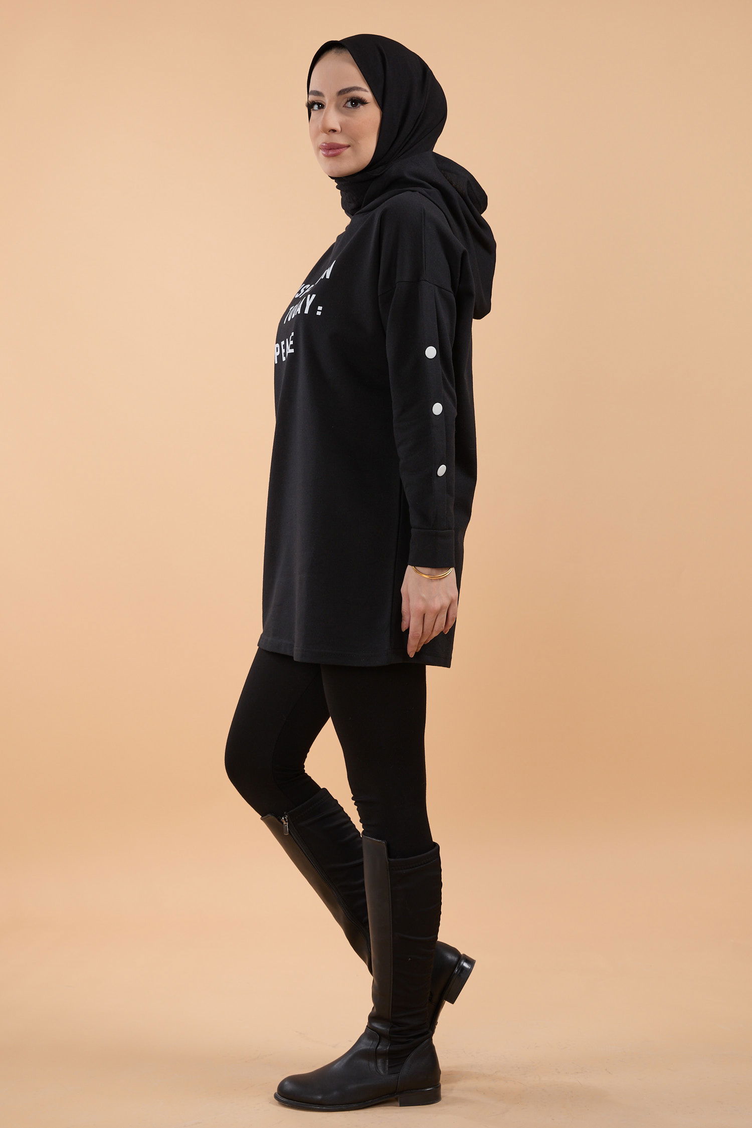 Sweat Siyah - 13067 - 3
