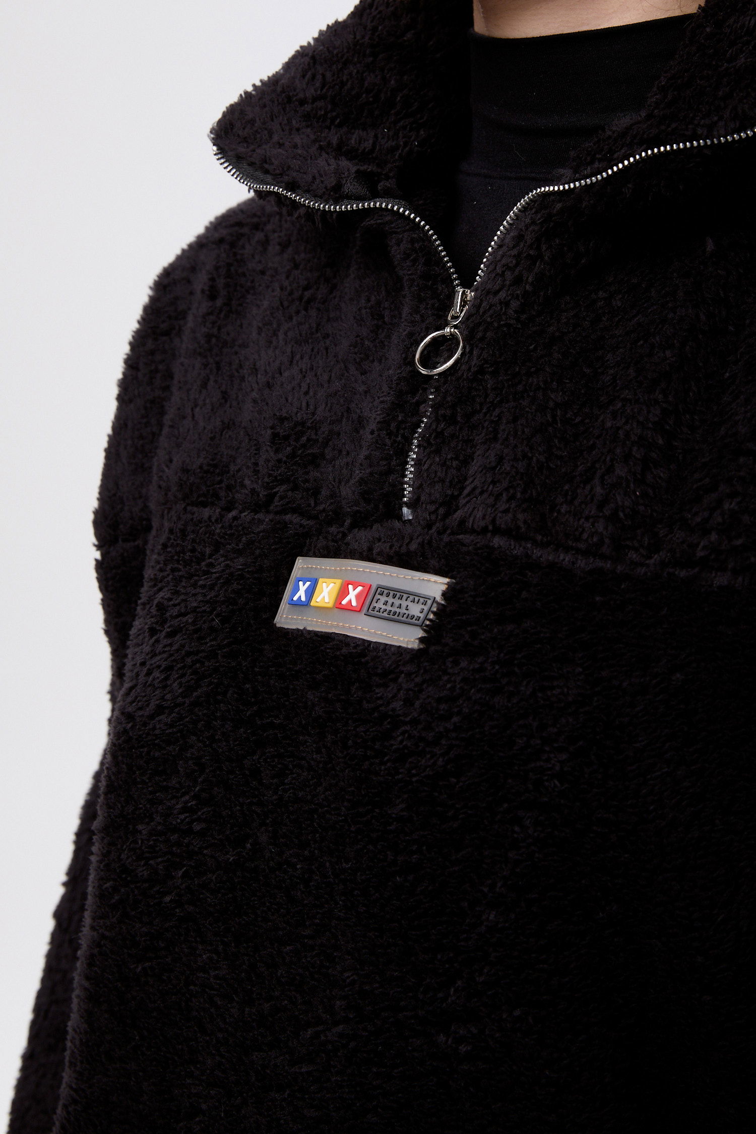 Peluş Sweat Siyah - 13083 - 6