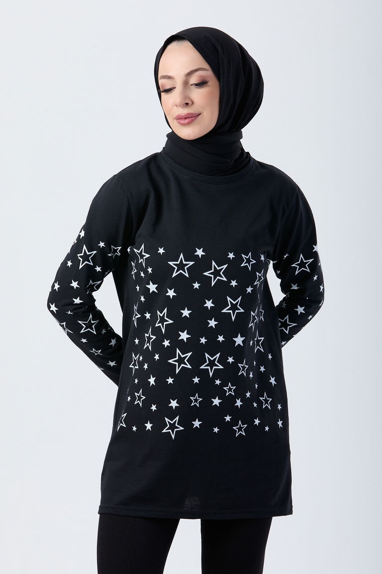 Tunik Siyah - 13085 - TOFİSA