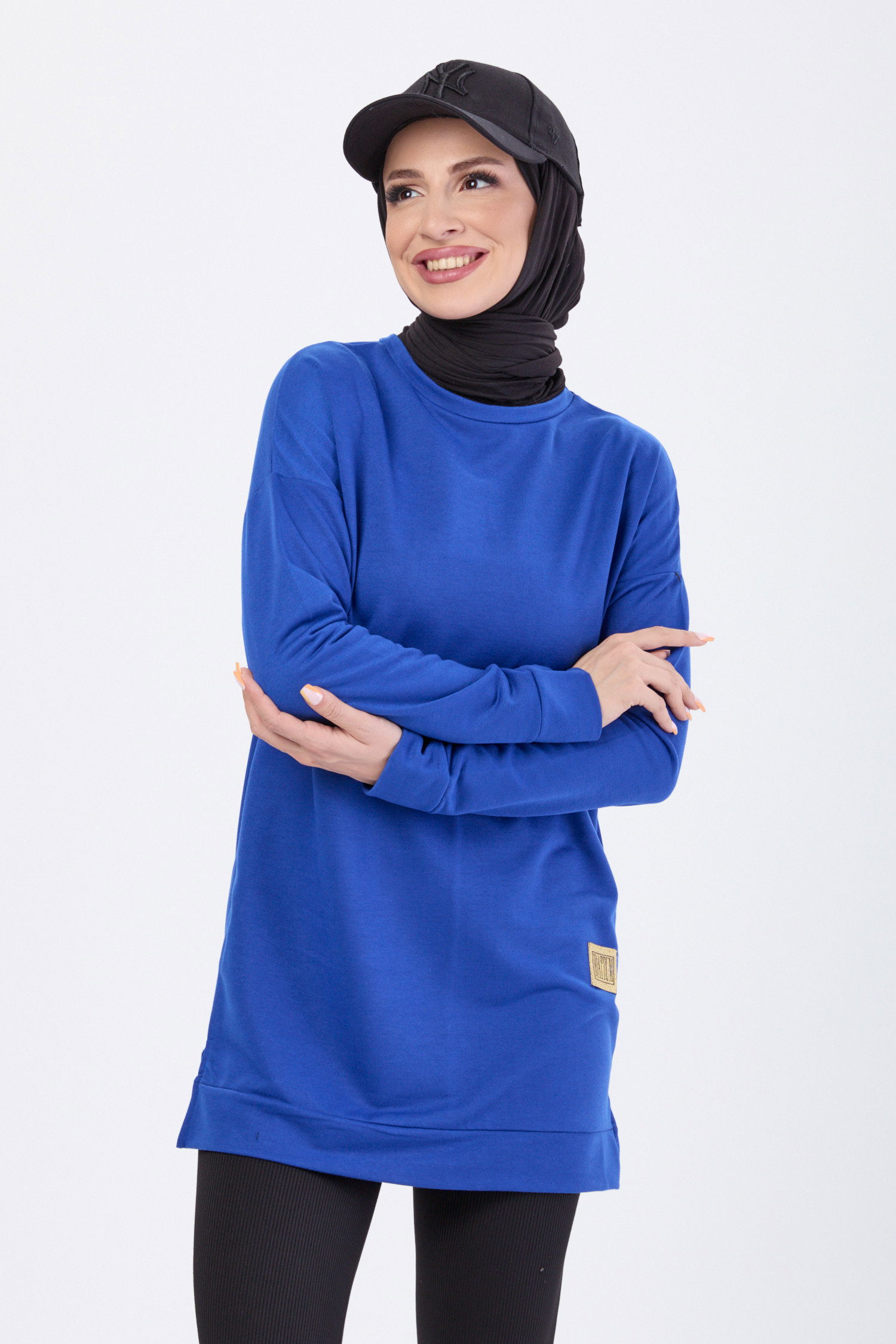 13094-SAKS Basic Tesettür Tunik - 4