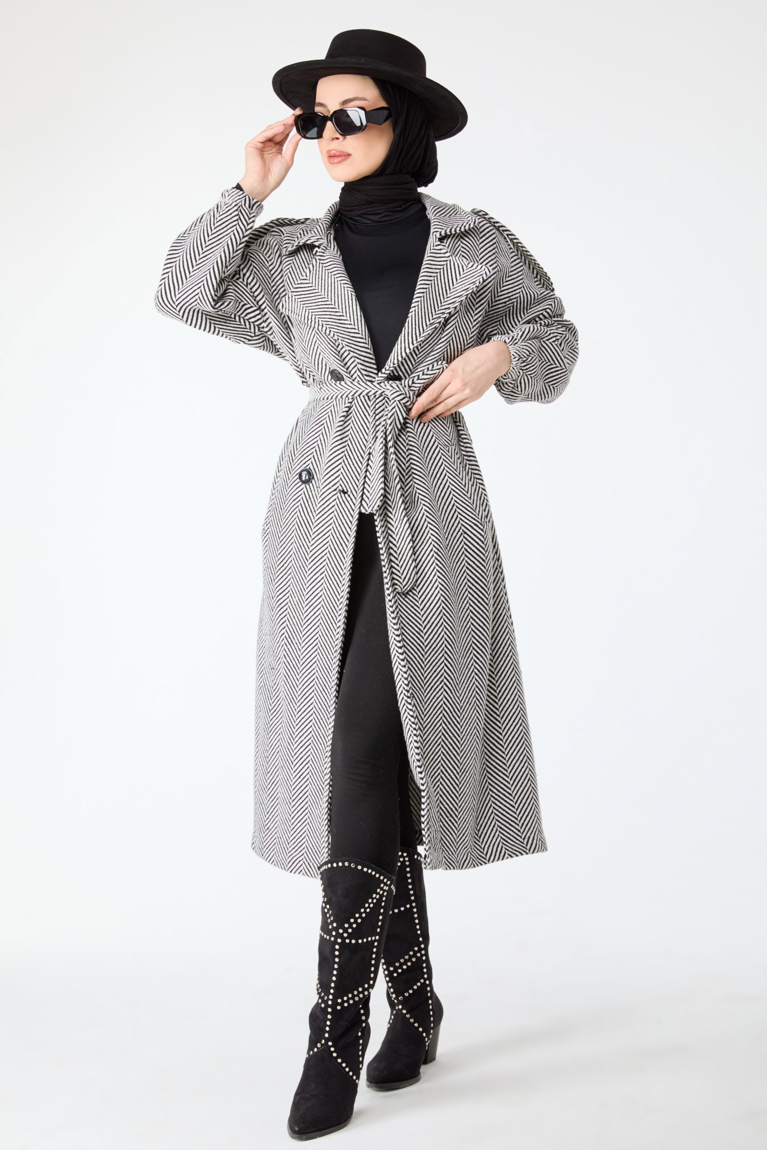 Beli Bağcıklı Kaban Beyaz - 13108 - 4