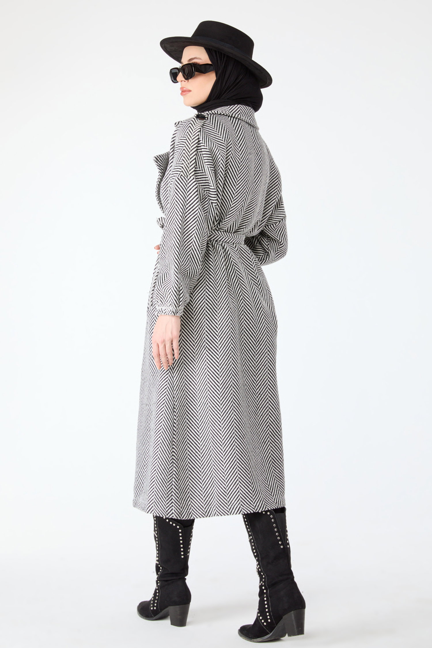 Beli Bağcıklı Kaban Beyaz - 13108 - 6
