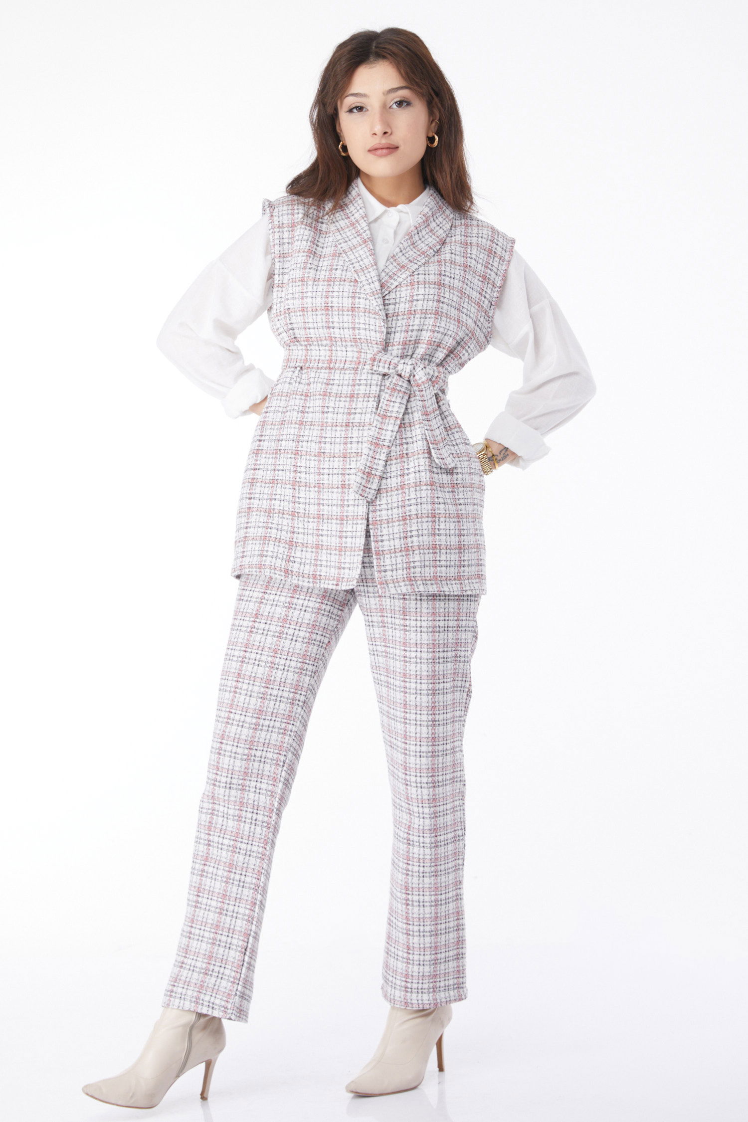 13117-GUL Yelek Pantolon - 2