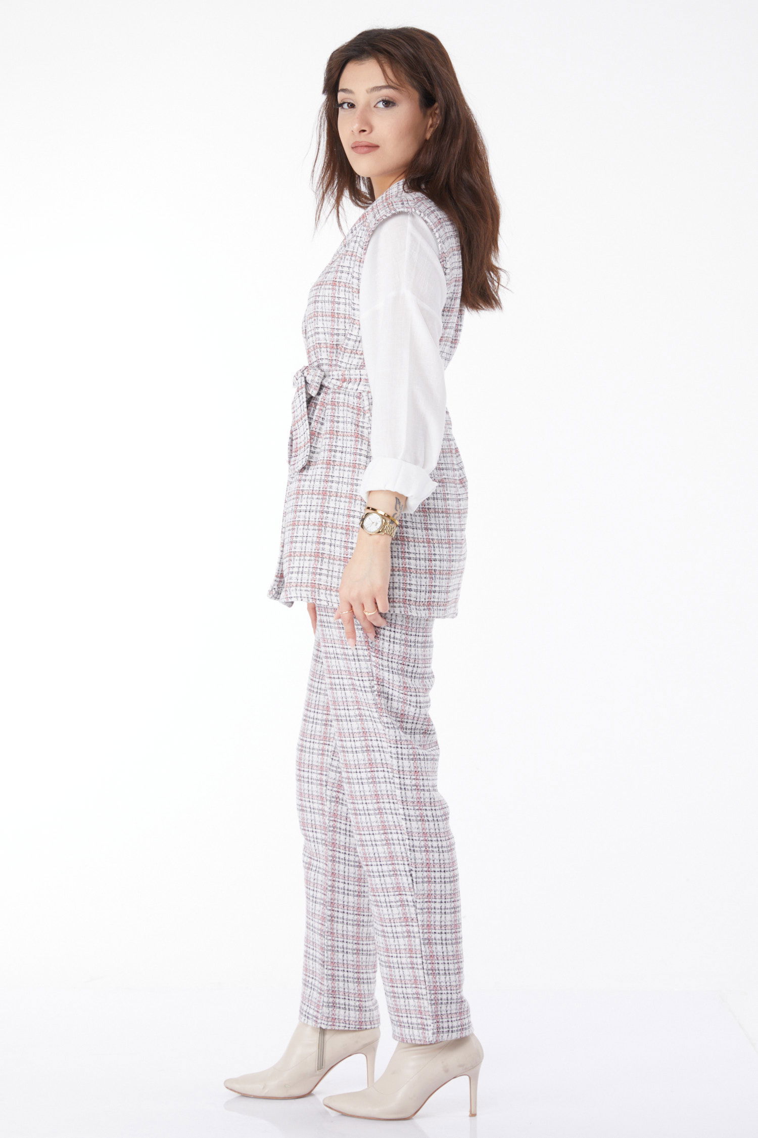 13117-GUL Yelek Pantolon - 4