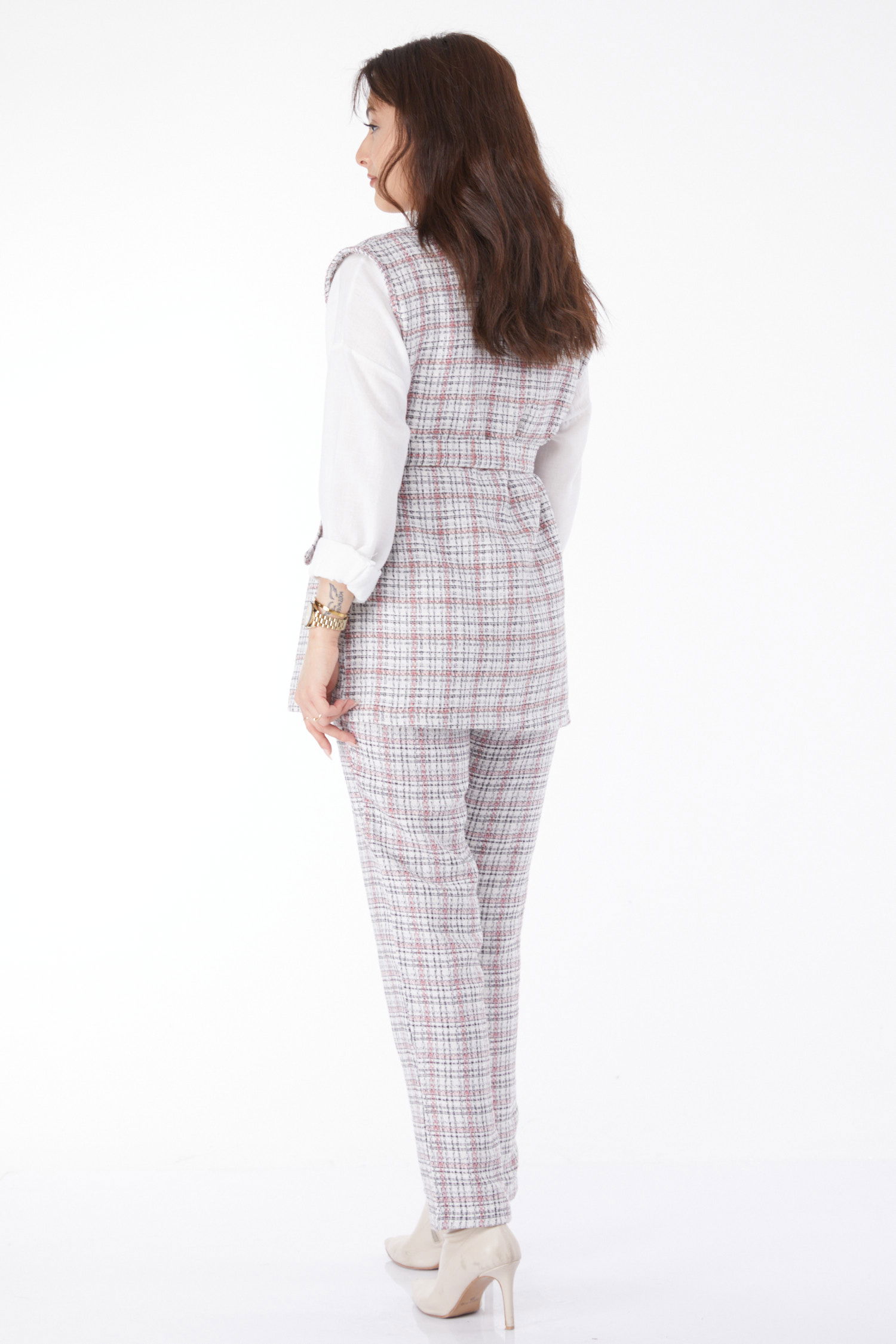 13117-GUL Yelek Pantolon - 5