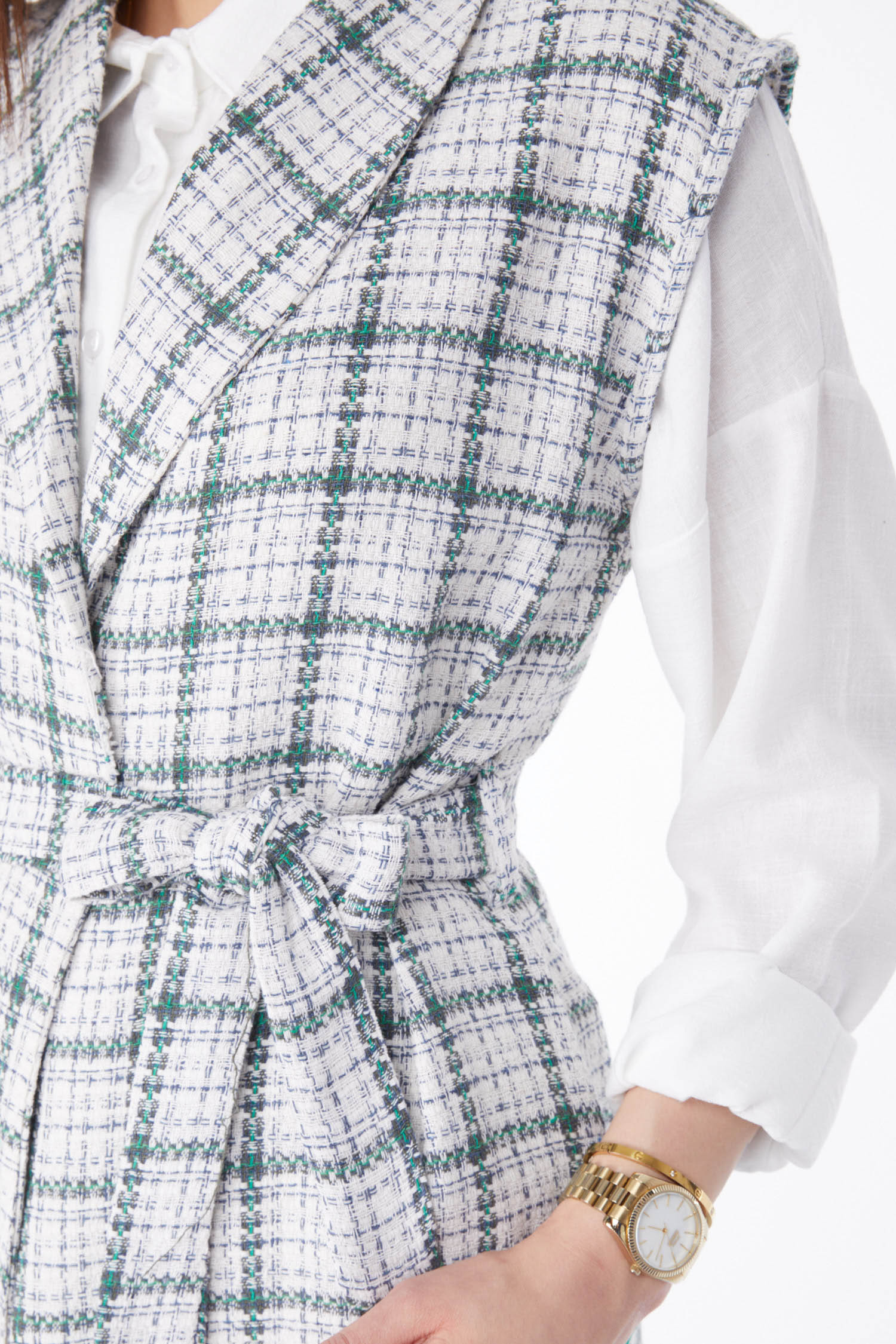 13117-YESIL Yelek Pantolon - 6