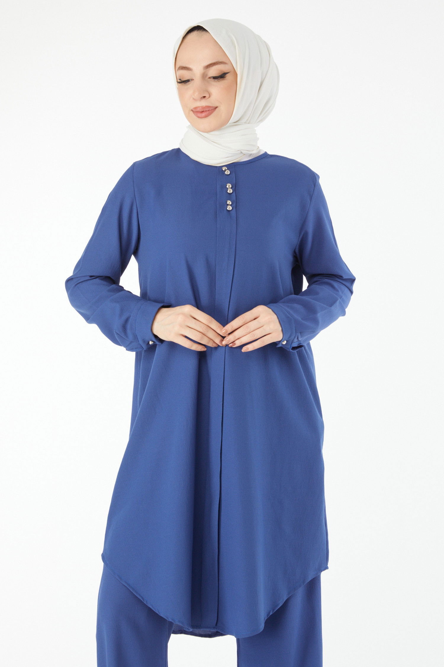 13122-INDIGO Tunik Pantolon - 2