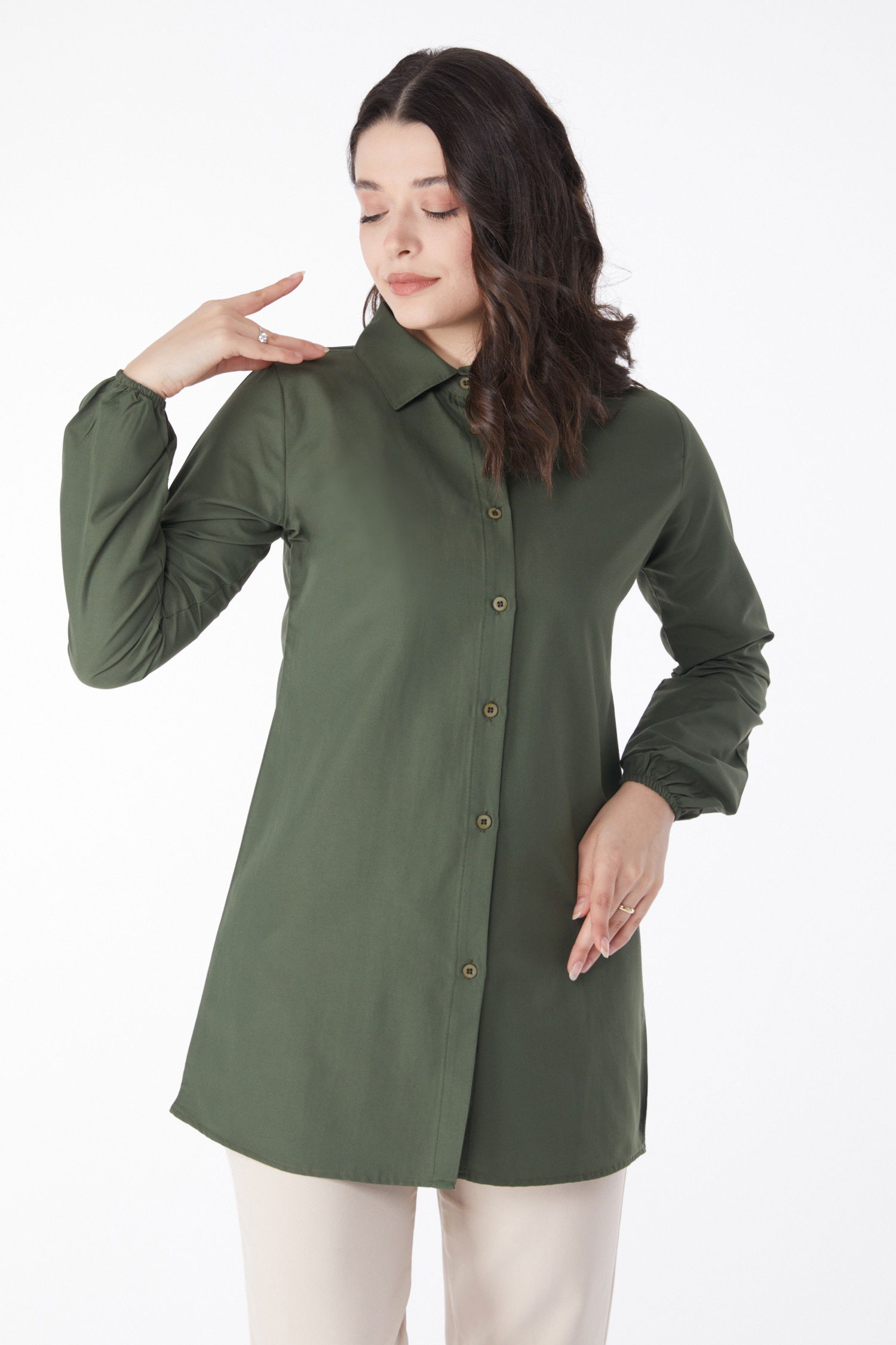 Tunik Haki - 13126 - 2