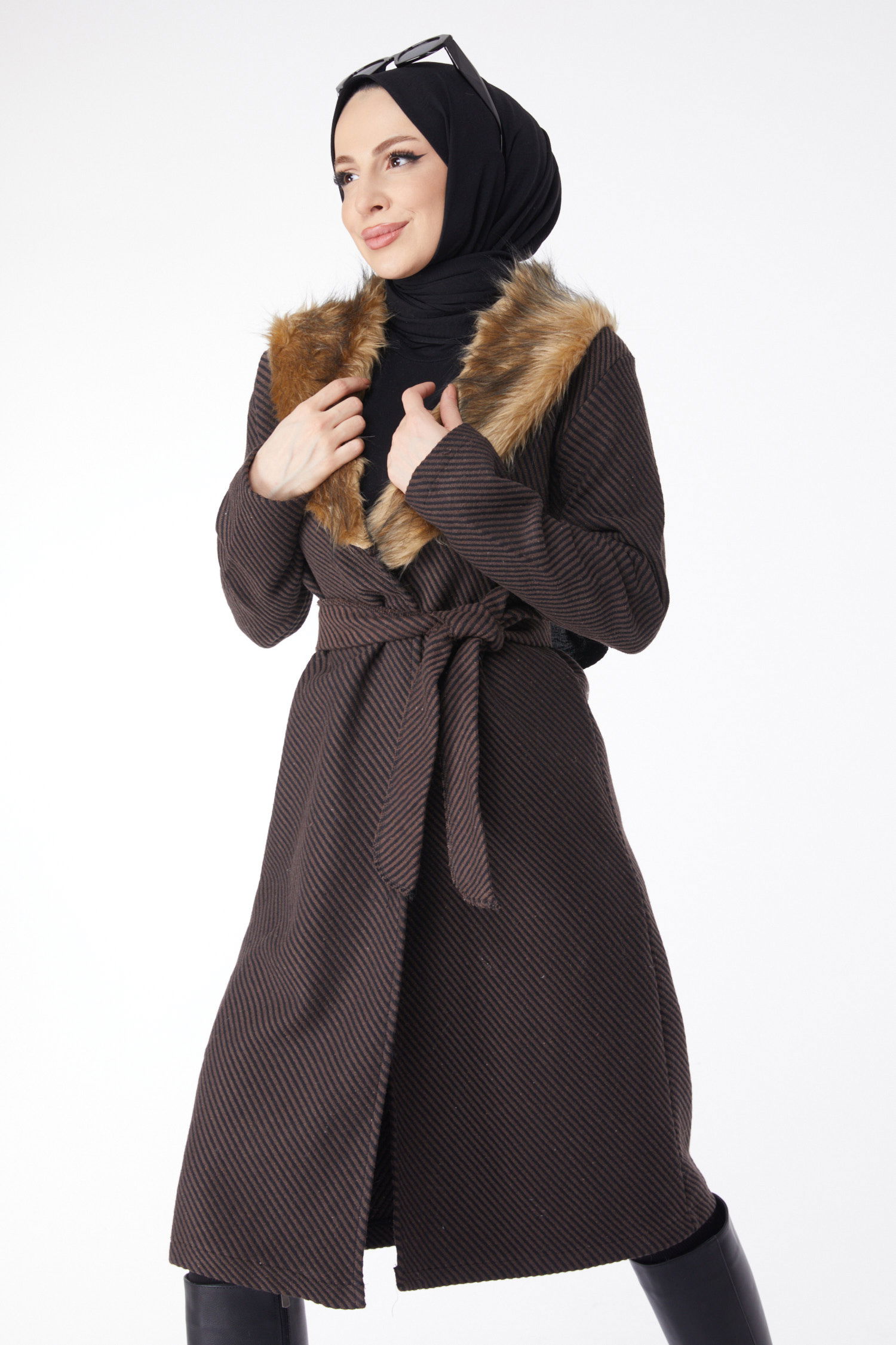 Kürklü Kaban Kahve - 13127 - 3