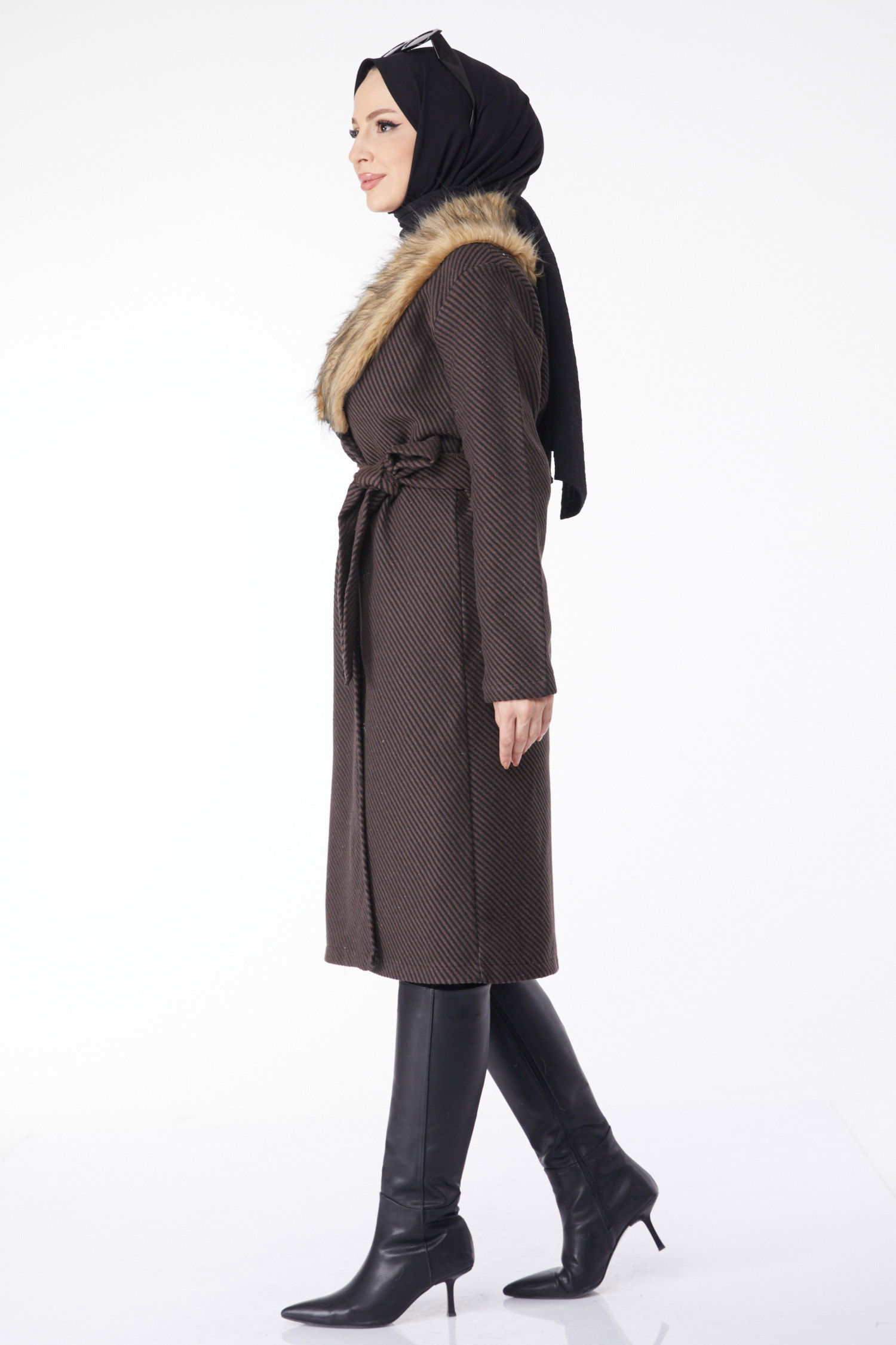 Kürklü Kaban Kahve - 13127 - 4