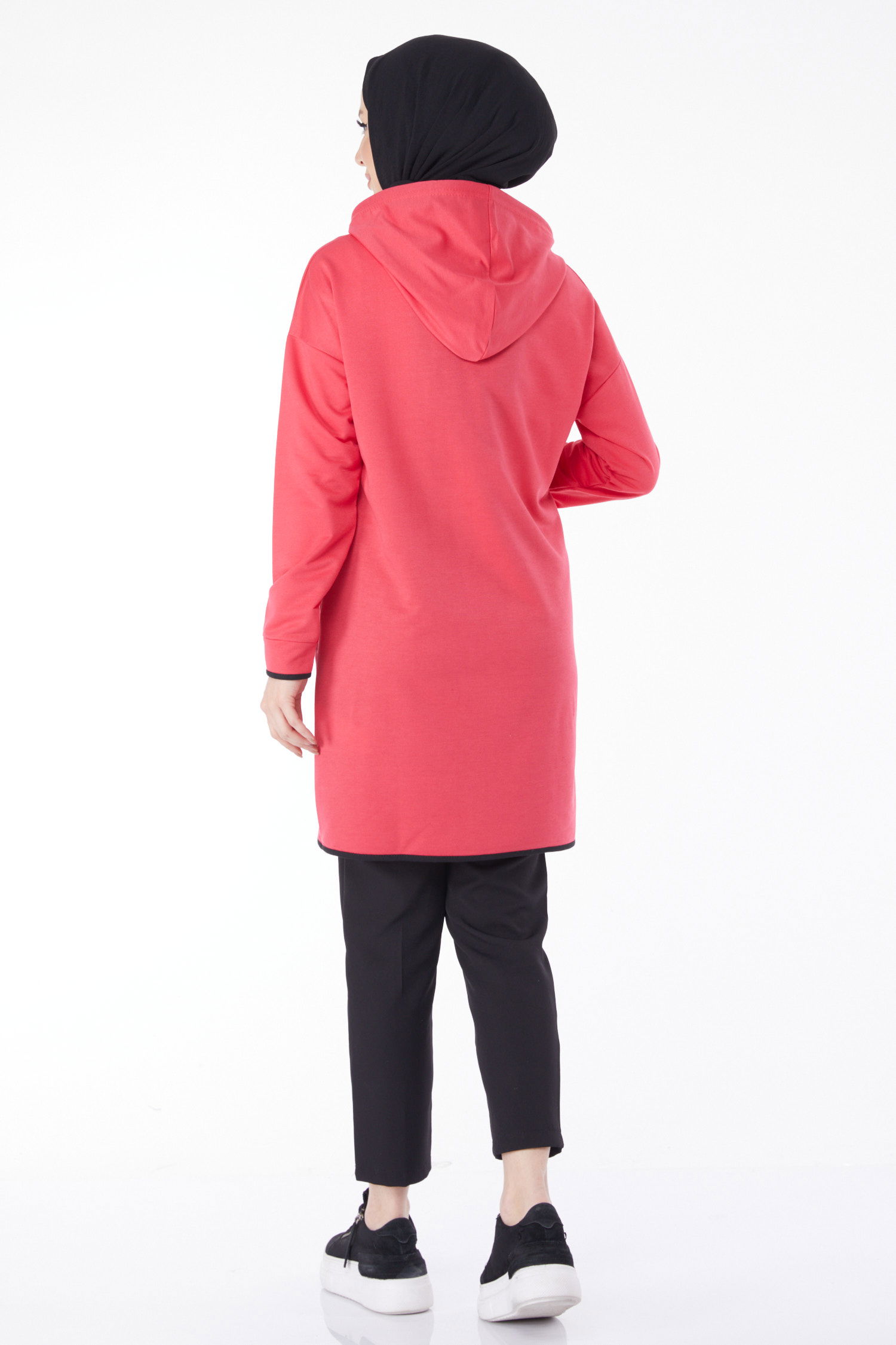 13130-FUSYA Önü Baskılı Sweatshirt - 5