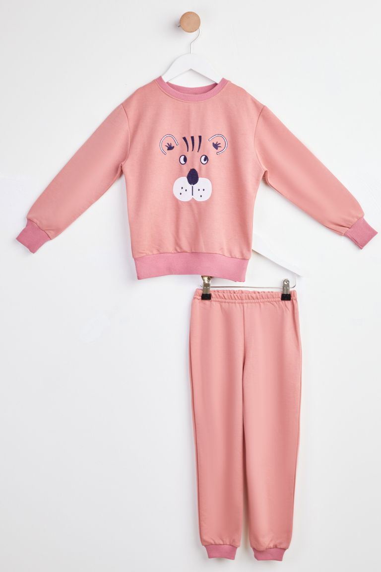 18000-GUL Çocuk Nakışlı Takım - TOFİSA