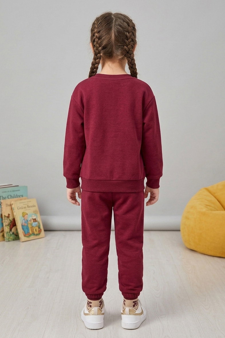 18002-BORDO Çocuk Baskılı Takım - 2