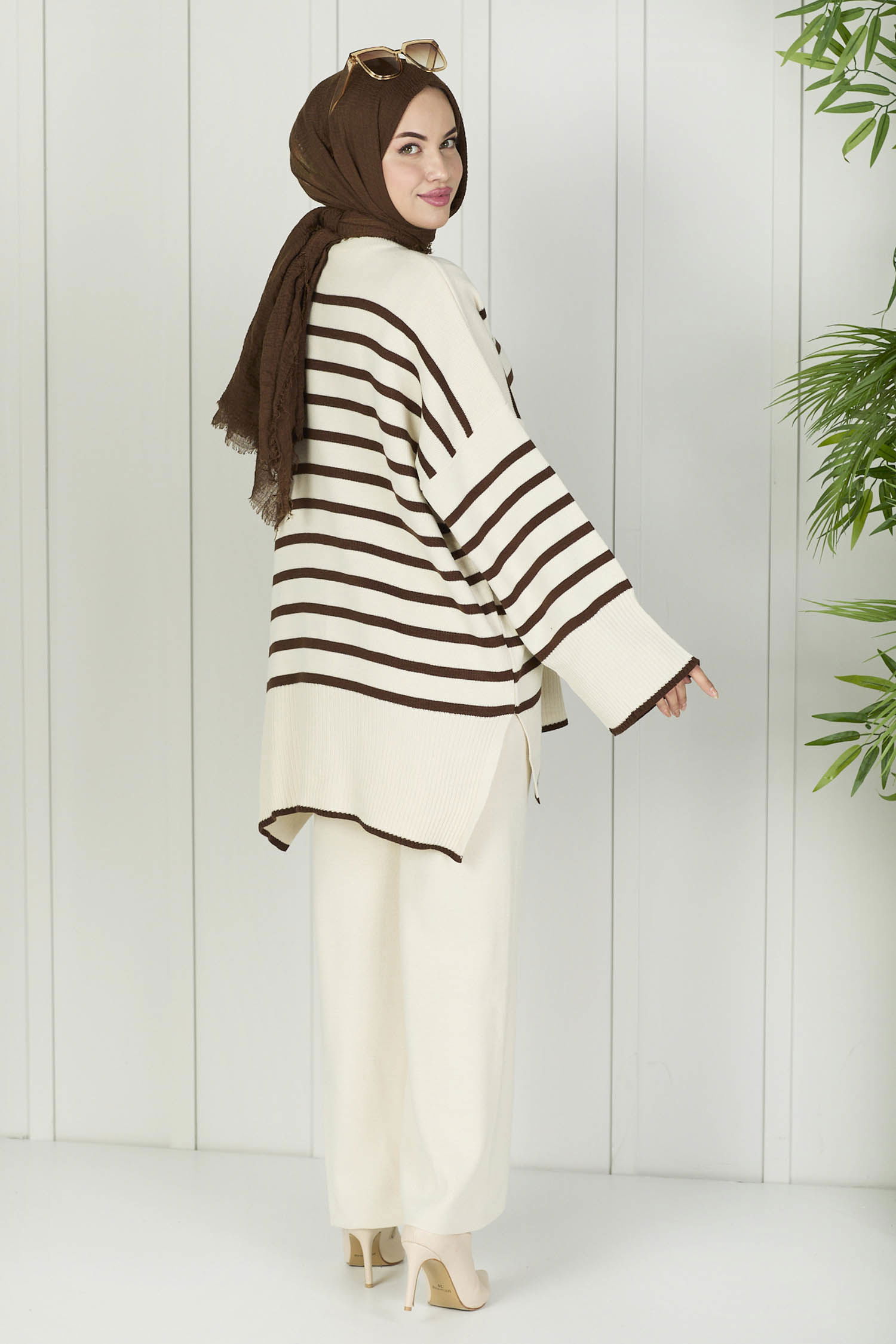 21125-Triko Tunik Pantolon - TAŞ - 5