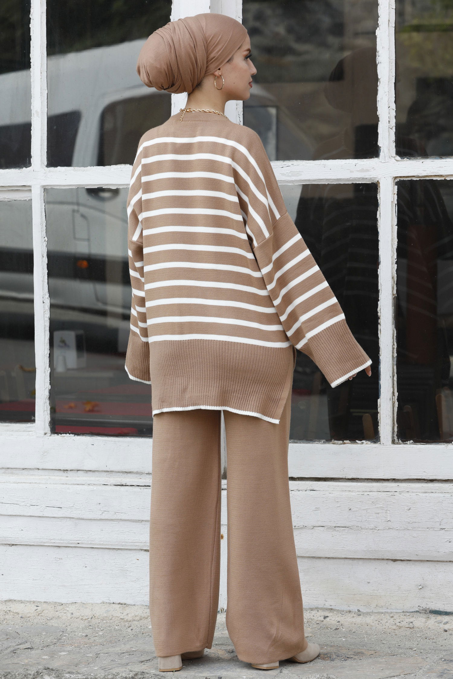 Tunik Pantolon Vizon - 21125 - 5