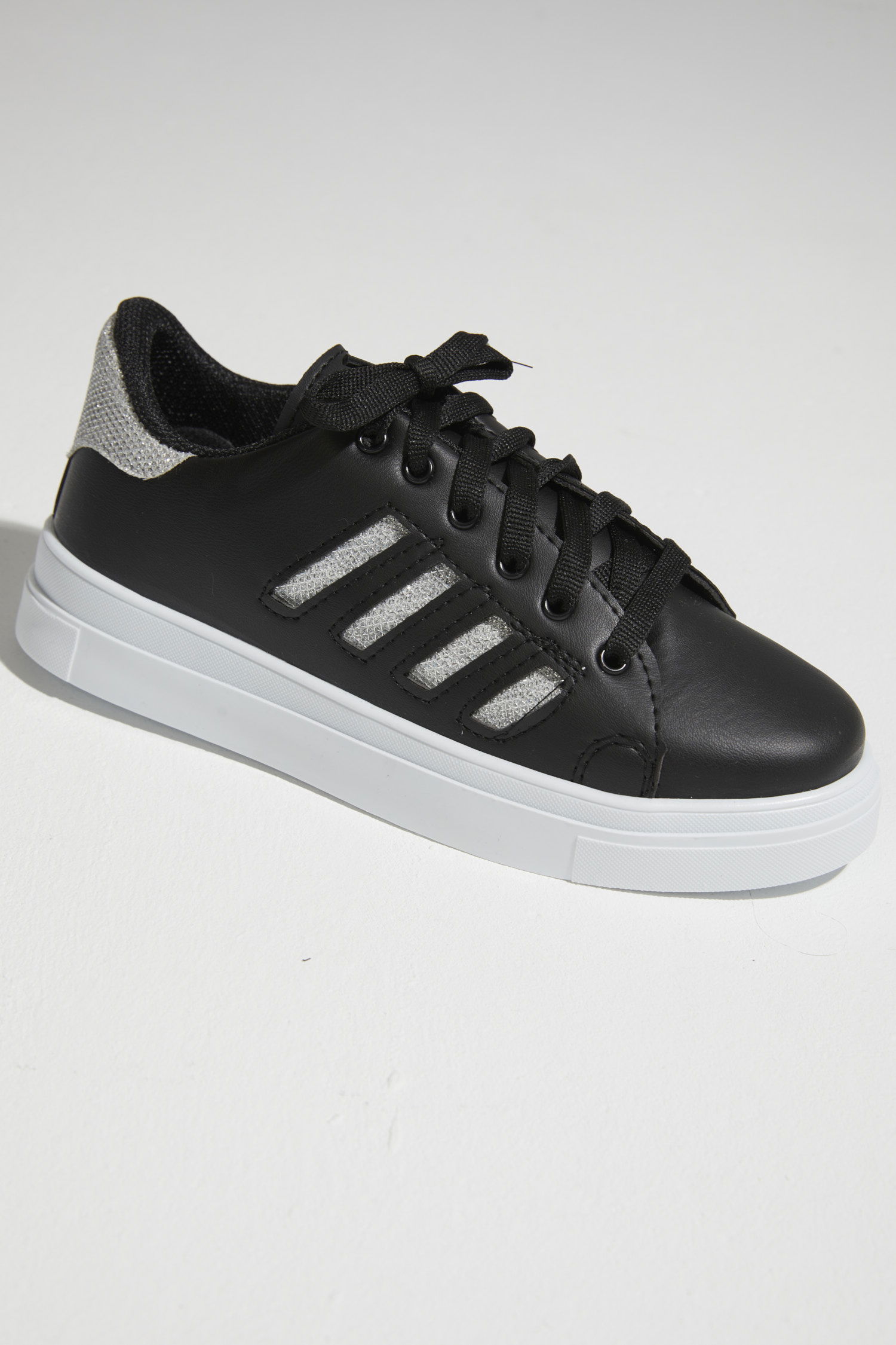 21142-SIYAH-BEYAZ-GRI Ayakkabı - 2