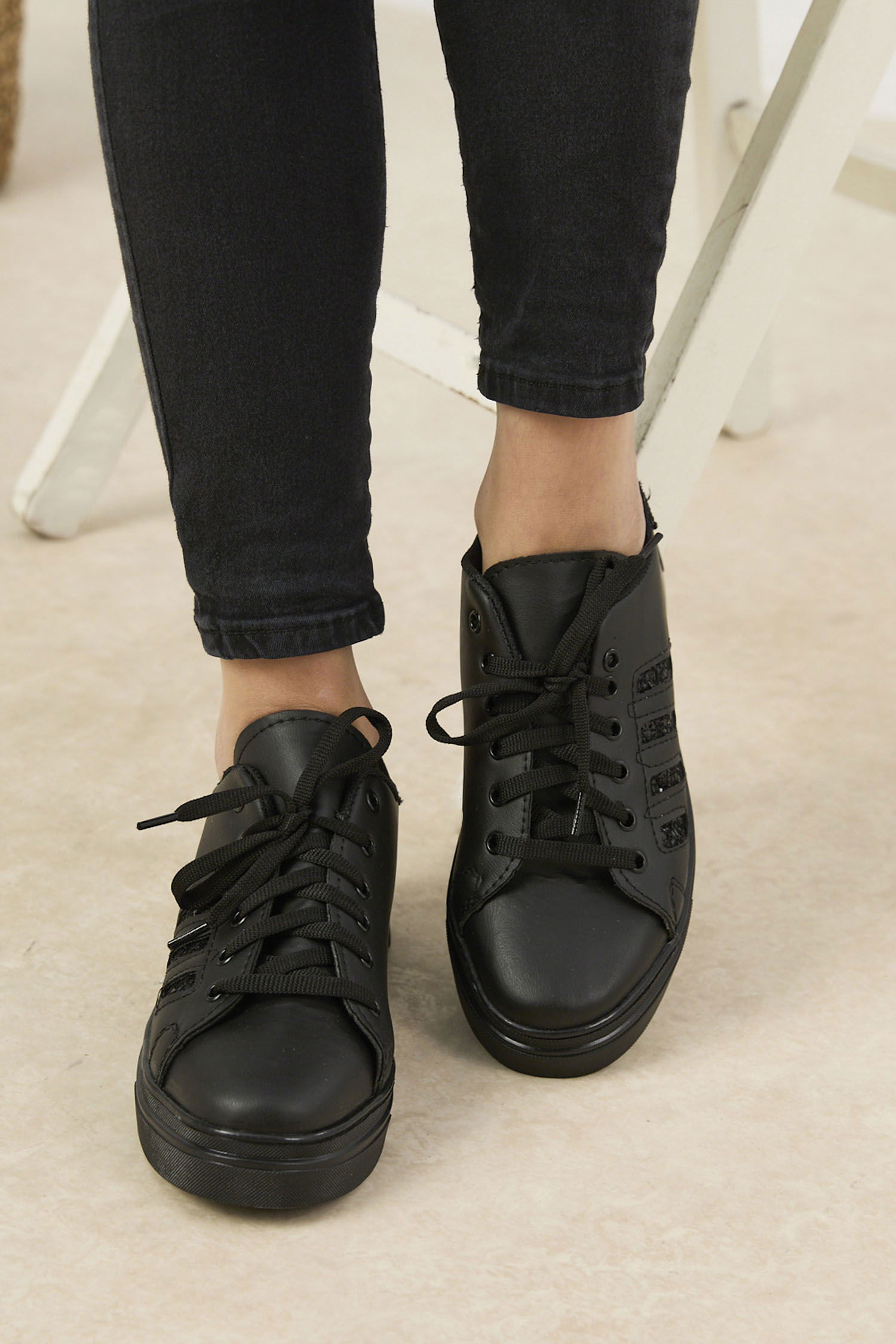 21142-SIYAH Ayakkabı - 1