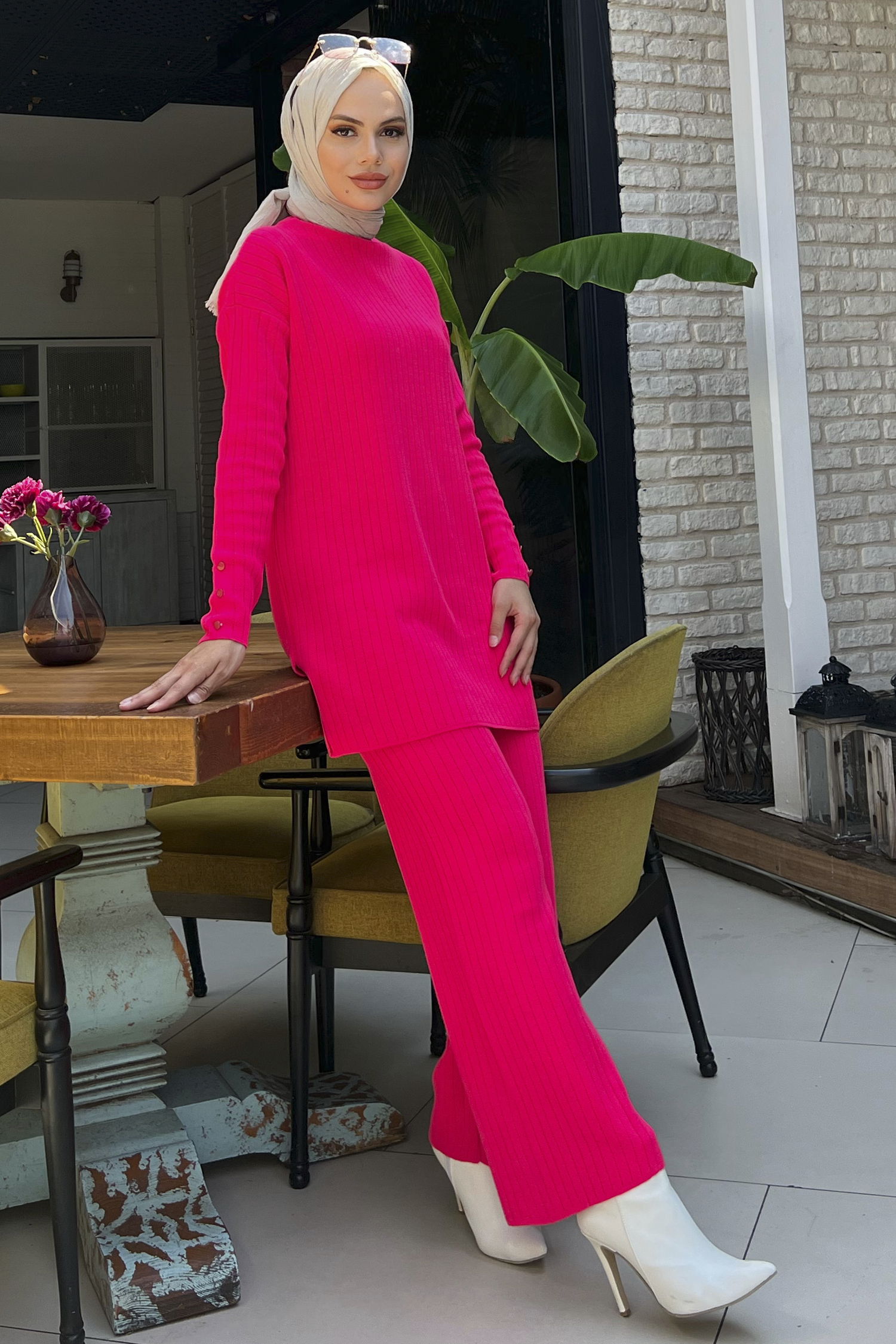 21231-FUSYA Tunik + Pantolon - 2