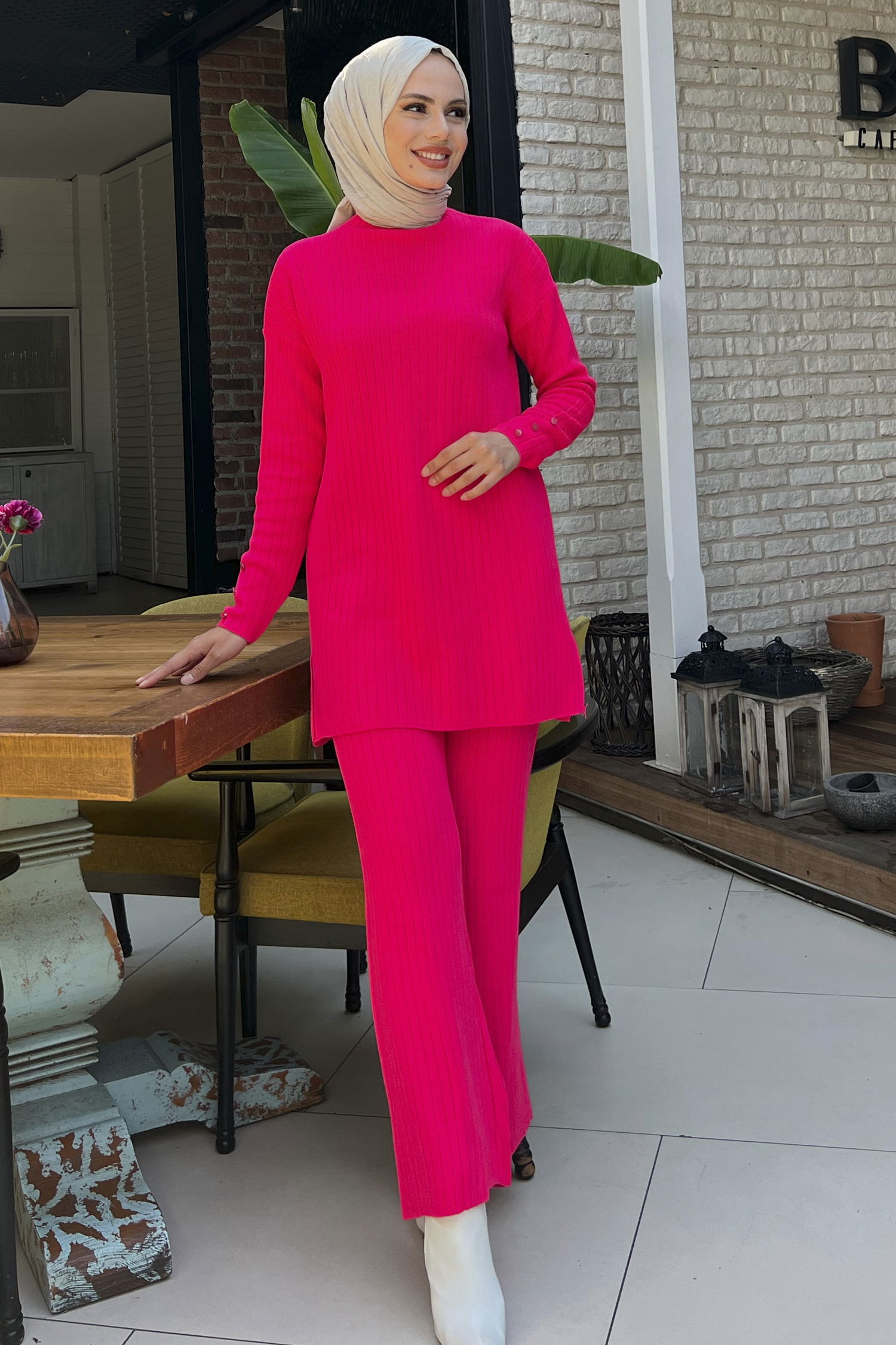 21231-FUSYA Tunik + Pantolon - 1