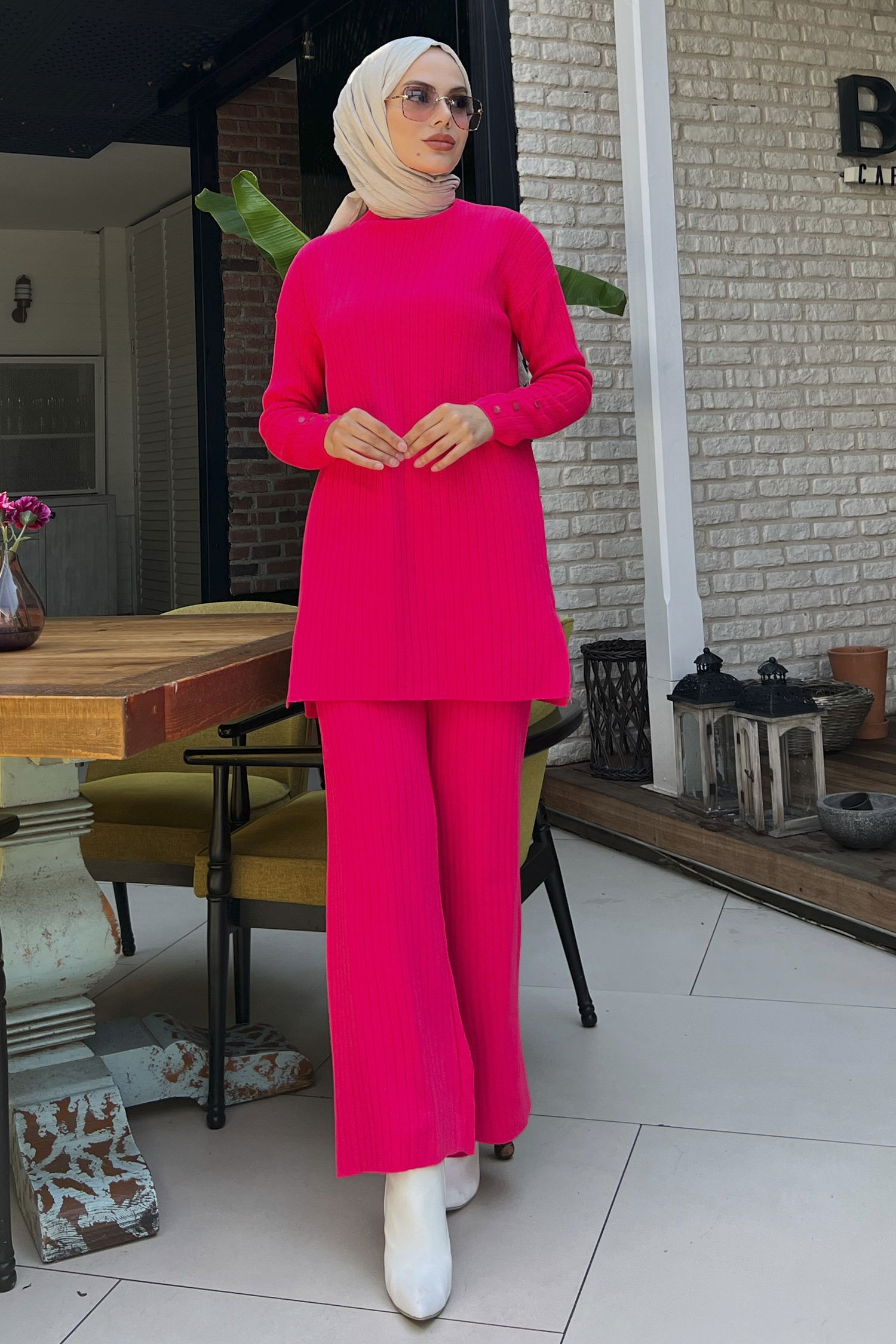 21231-FUSYA Tunik + Pantolon - 4