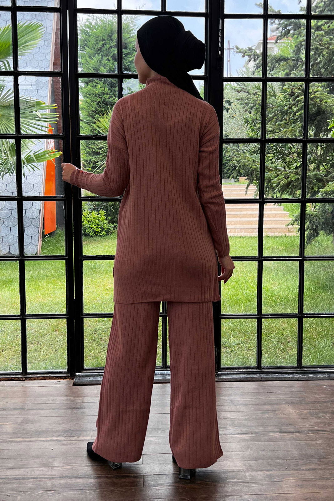 21231-GÜL Tunik + Pantolon - 5