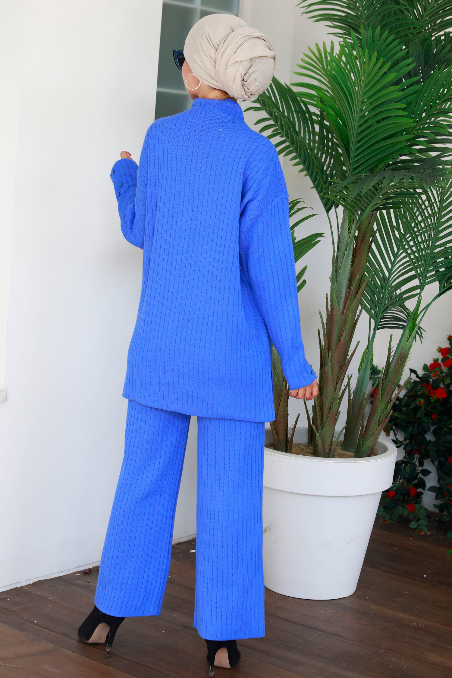 21231-INDIGO Tunik + Pantolon - 6