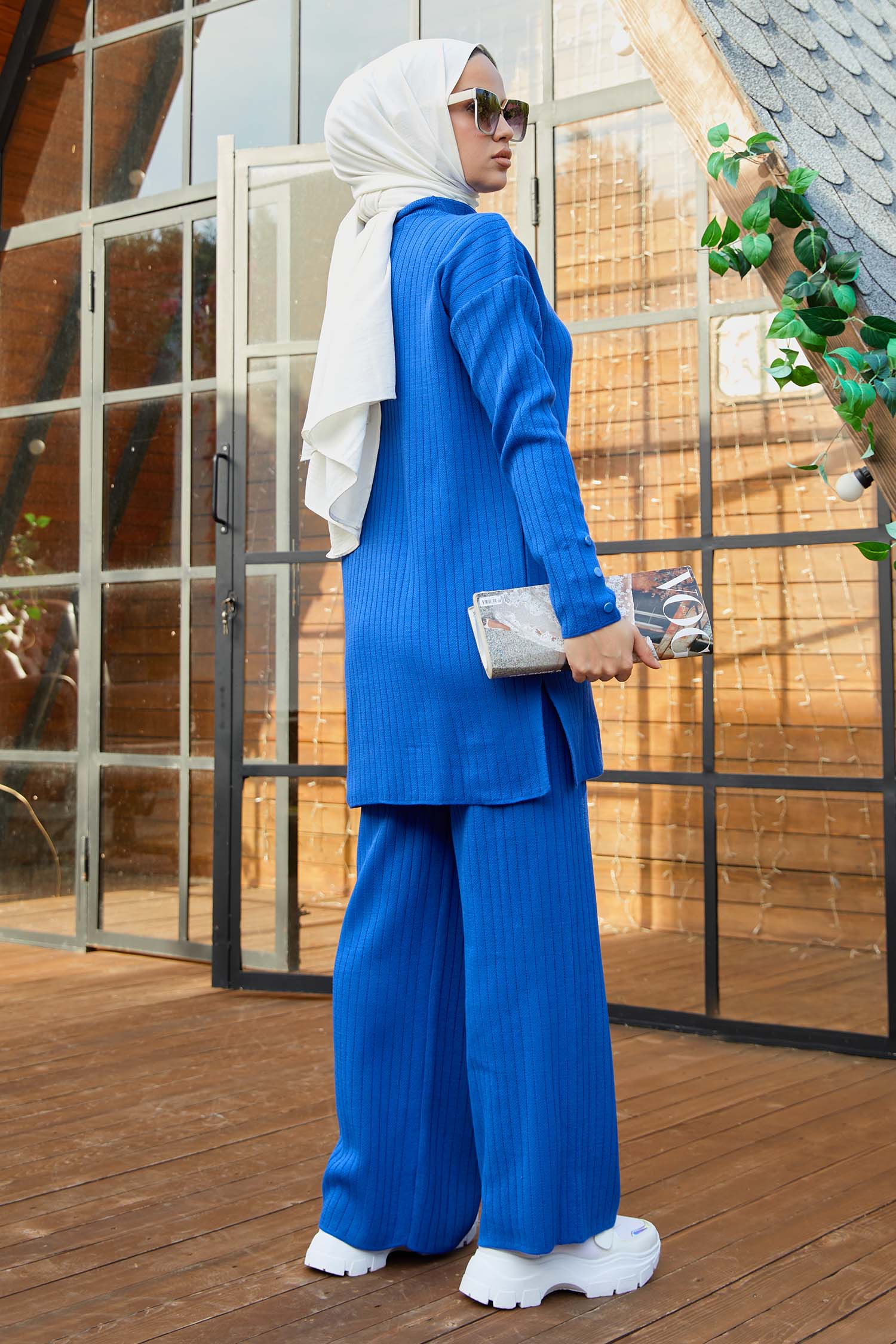 21231-SAKS Triko Tunik Pantolon - 6