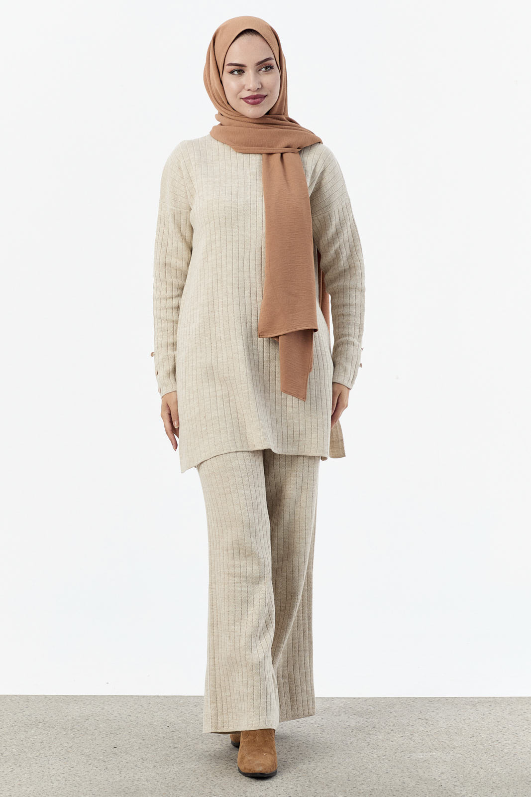 21231-TAŞ Tunik + Pantolon - 1