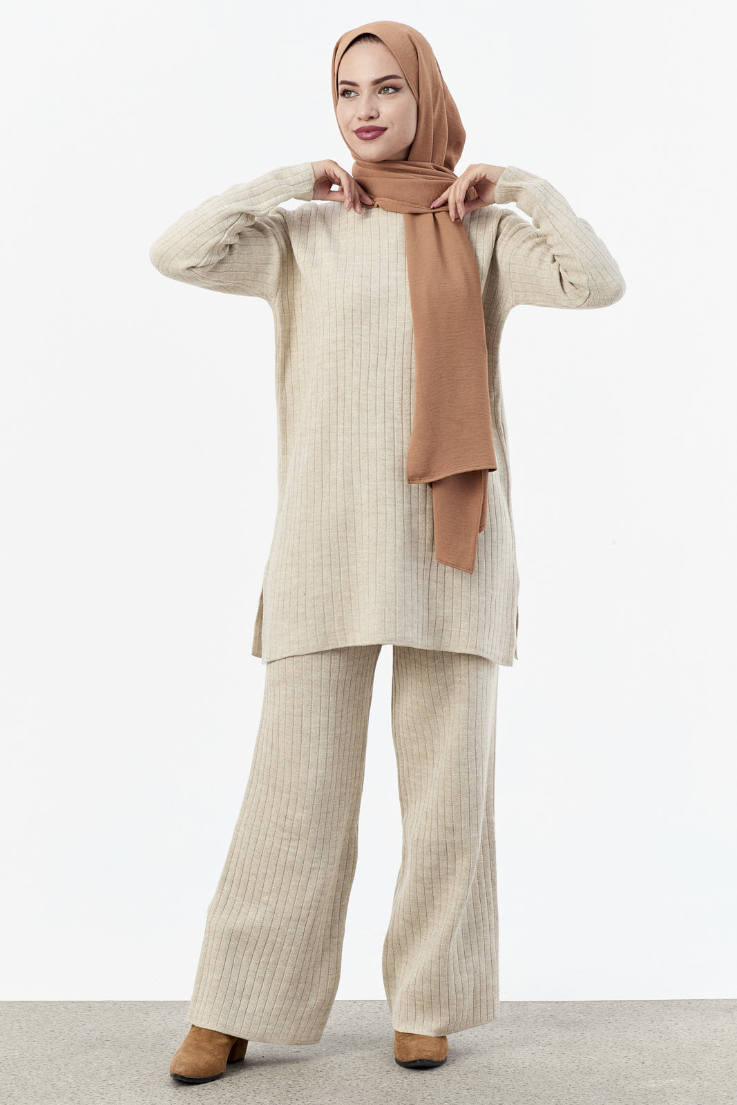 21231-TAŞ Tunik + Pantolon - 4