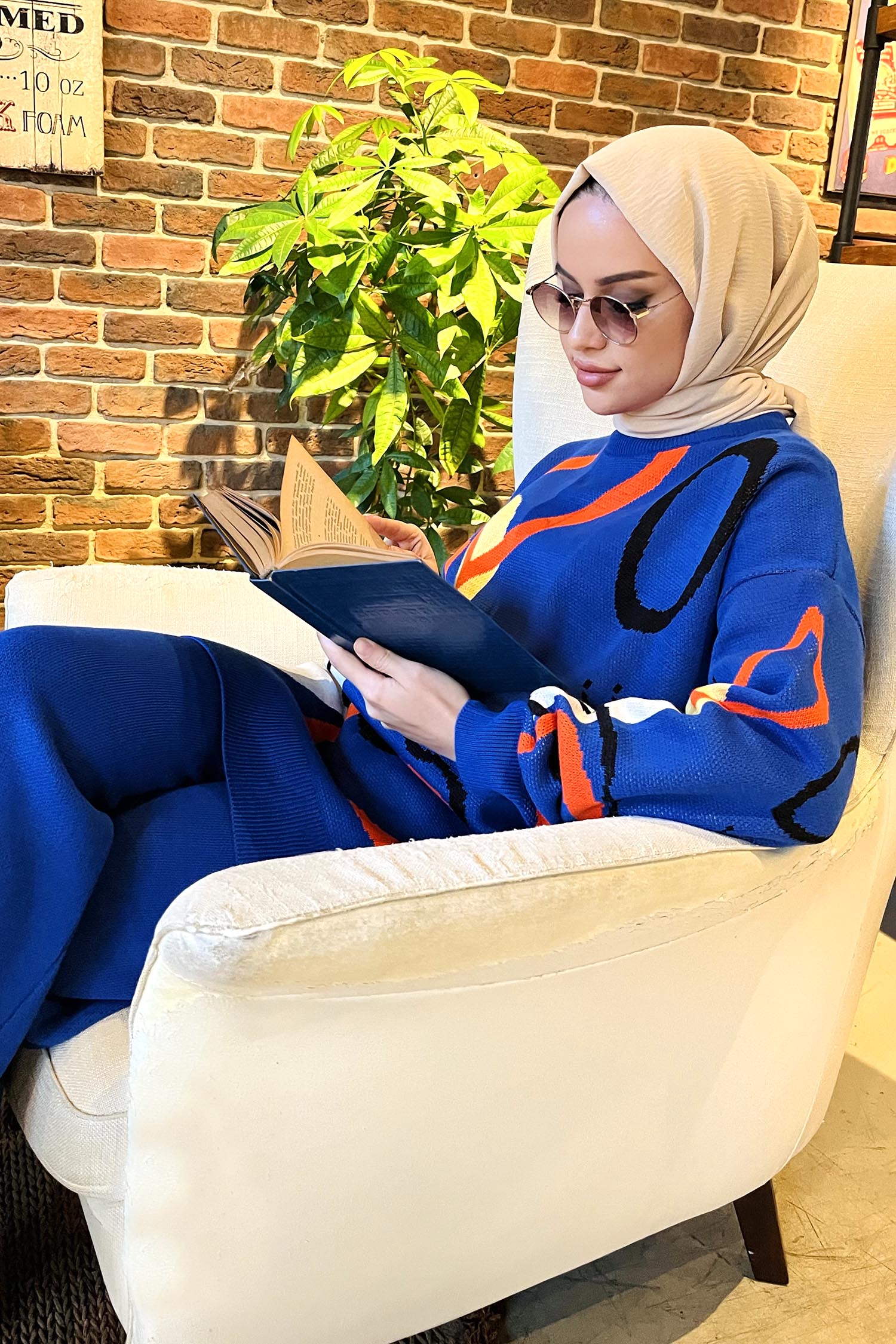 21800-SAKS Triko Tunik Pantolon - 4