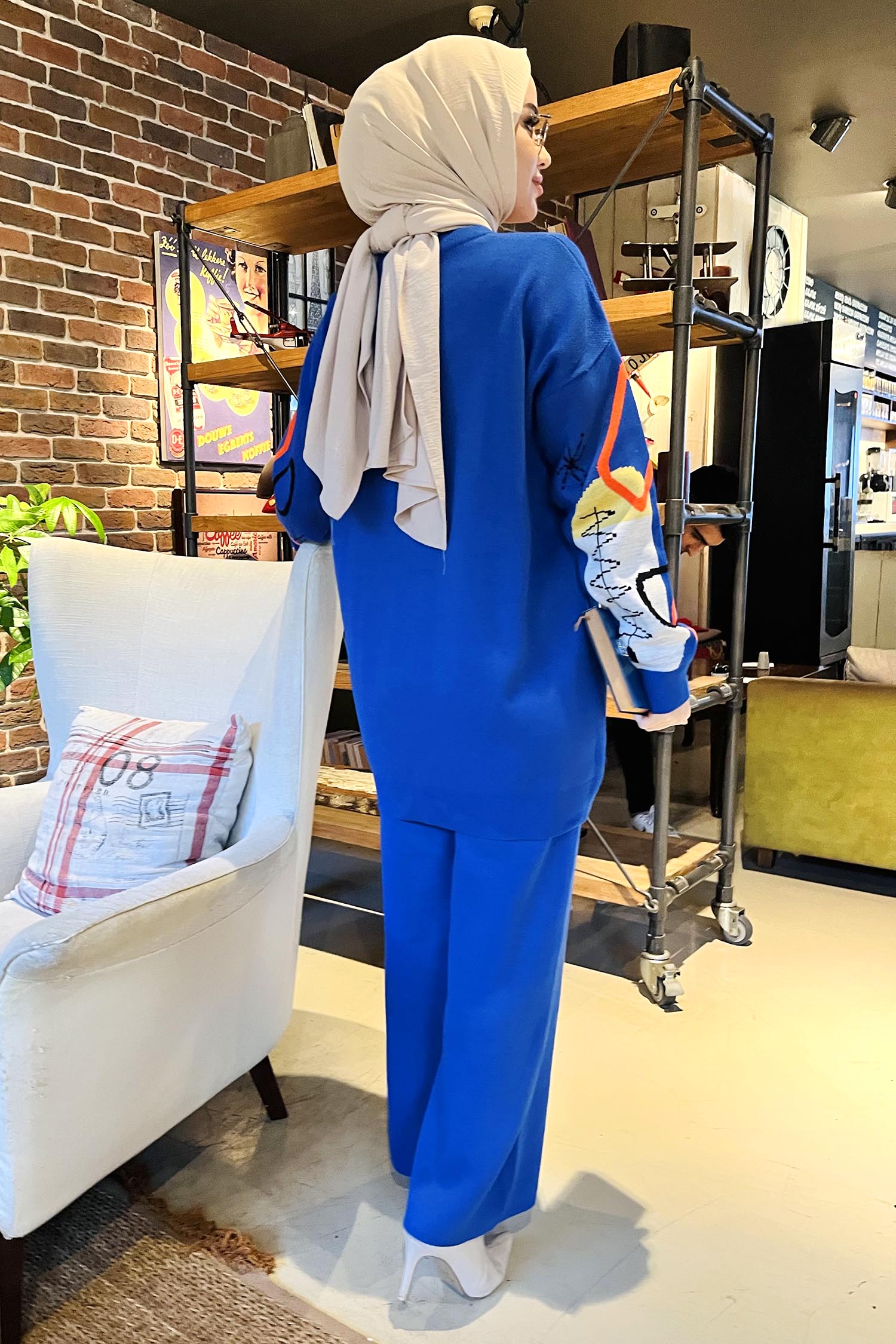 21800-SAKS Triko Tunik Pantolon - 5